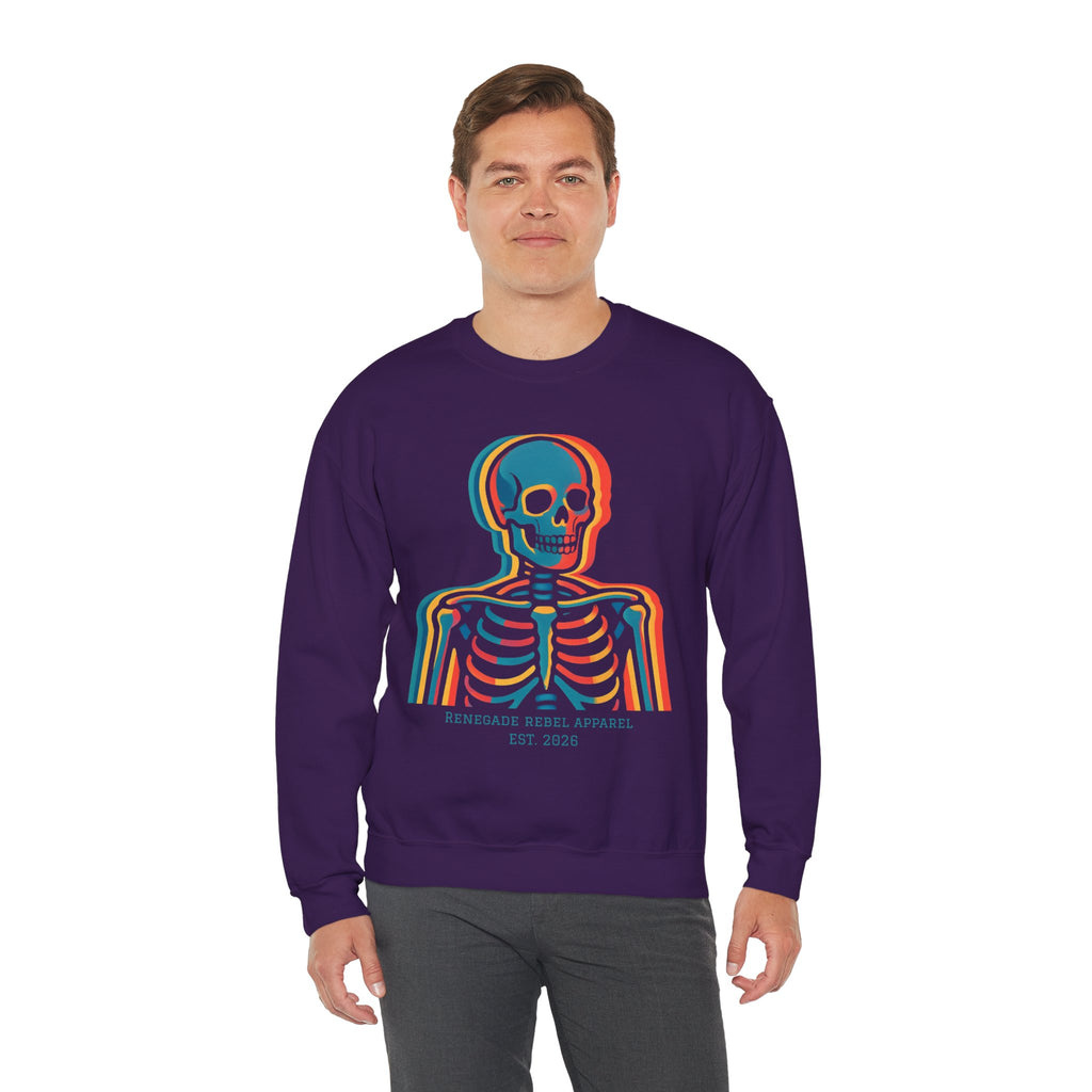 Color Skeleton Crewneck