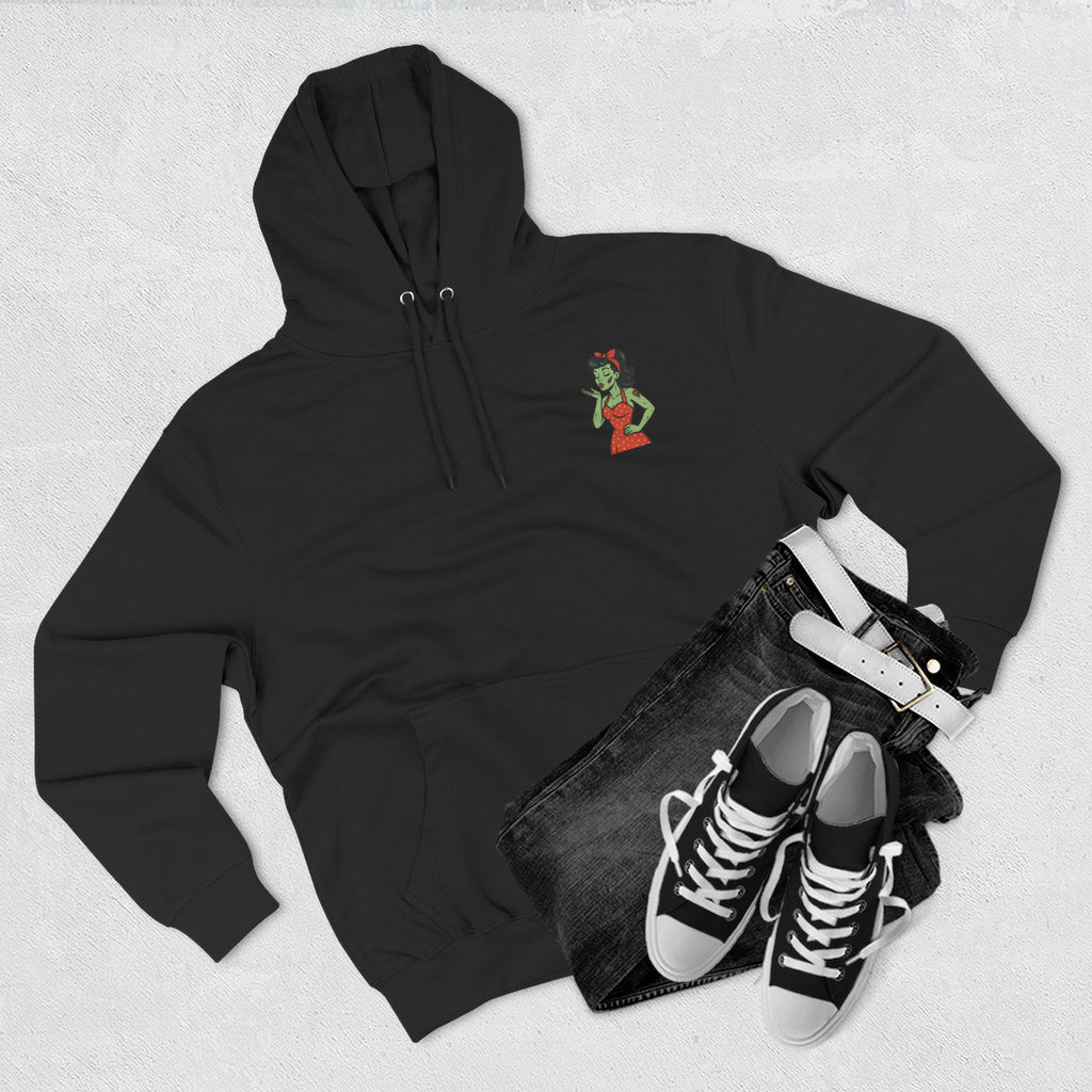 Zombie Pin-Up Girl Hoodie
