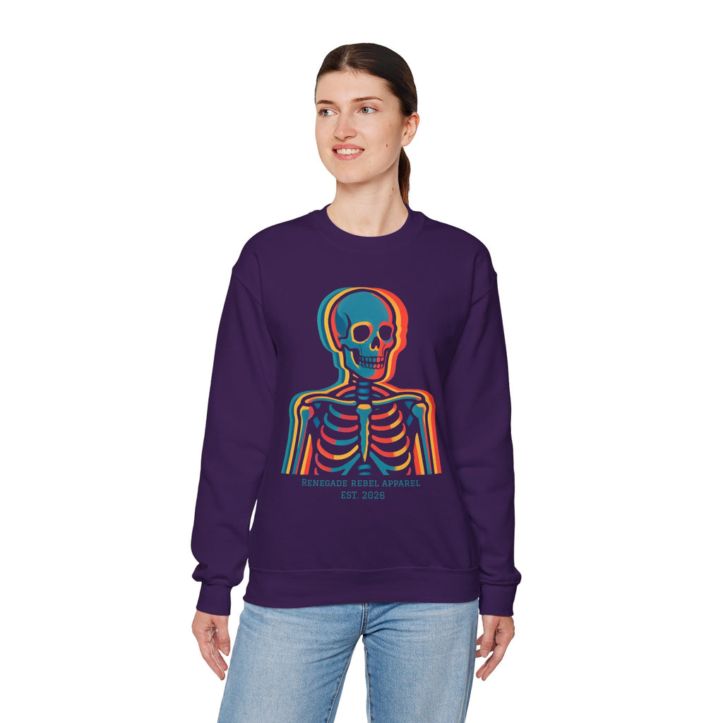 Color Skeleton Crewneck
