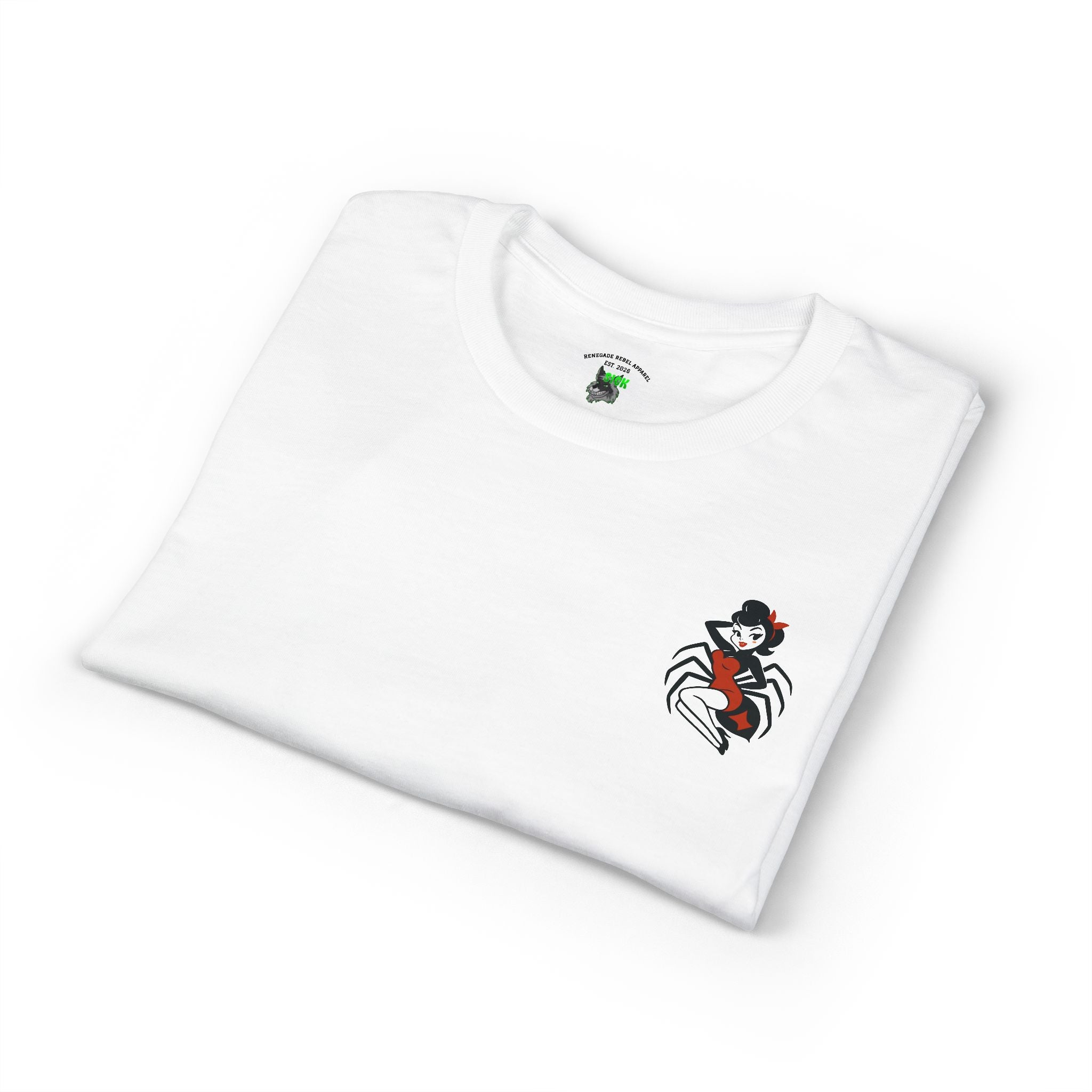 Pin Up Spider Girl Graphic Tee