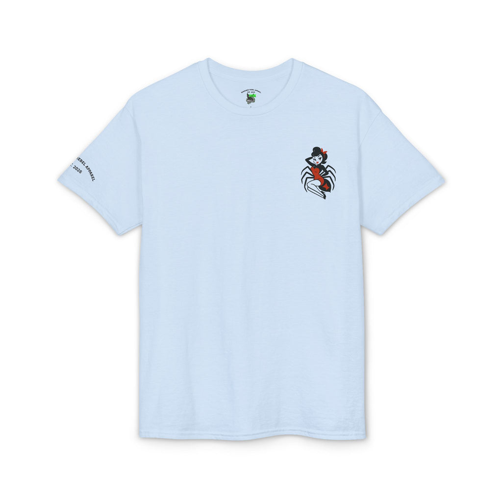 Pin Up Spider Girl Graphic Tee