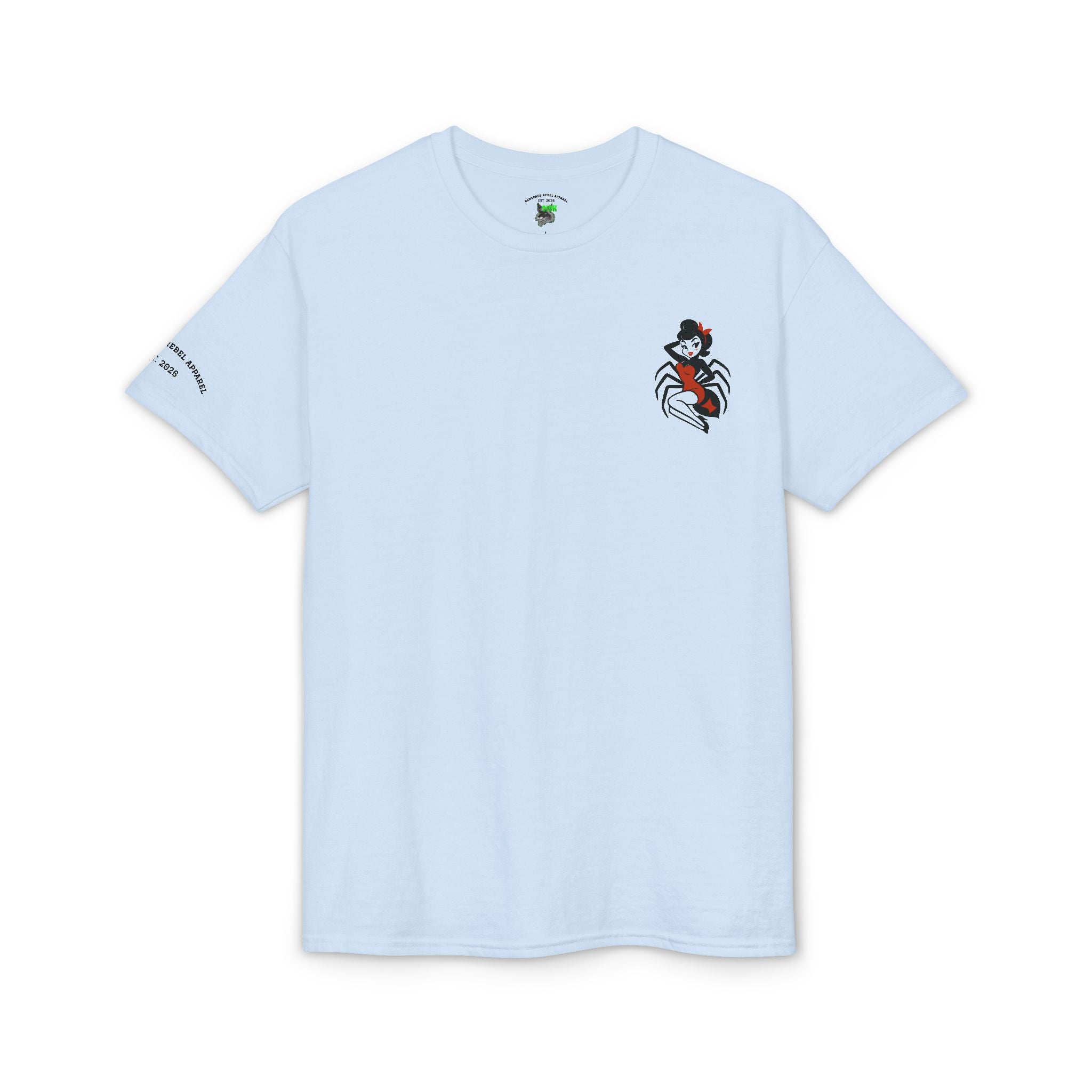Pin Up Spider Girl Graphic Tee