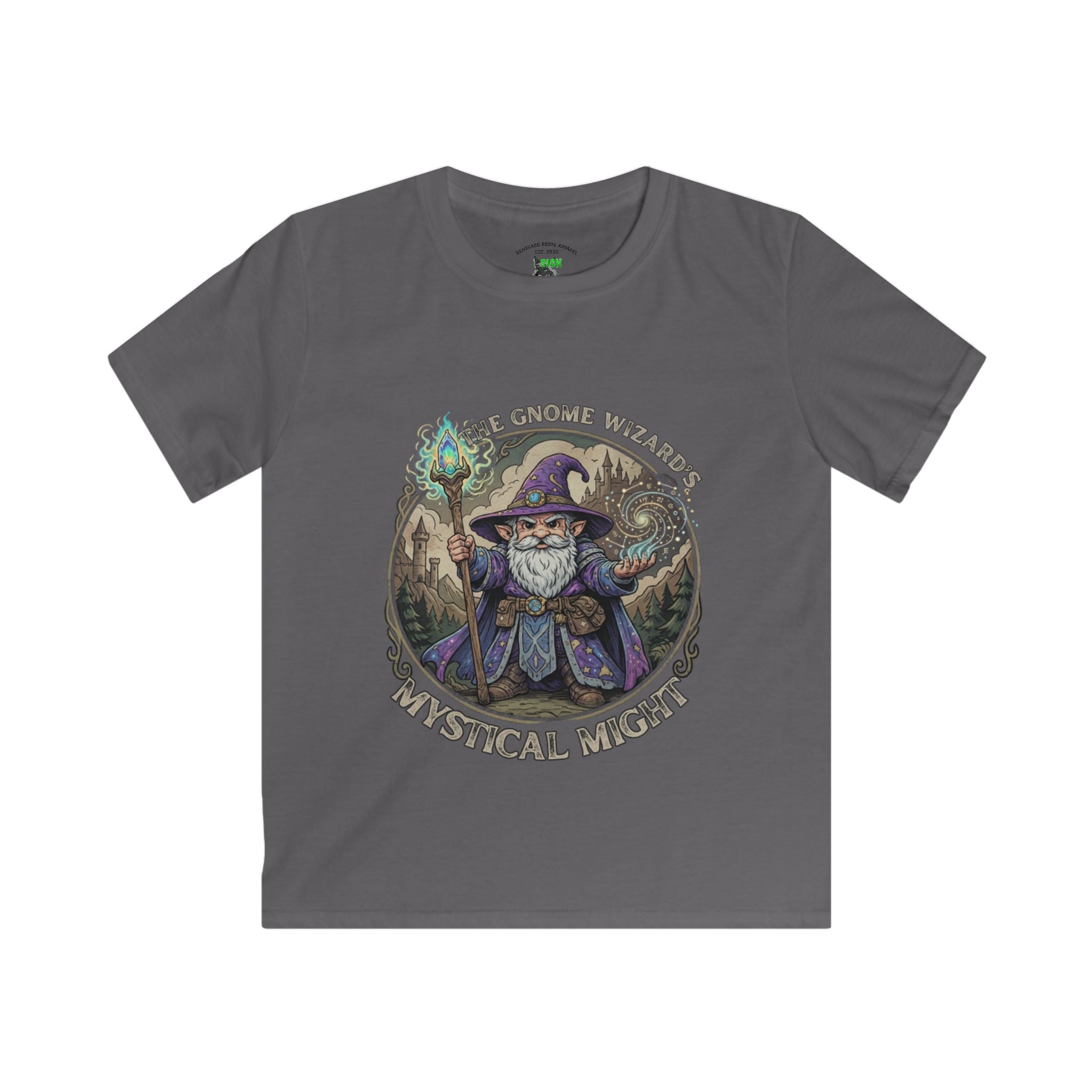 Kids Tee Gnome Wizard: Mystical Might