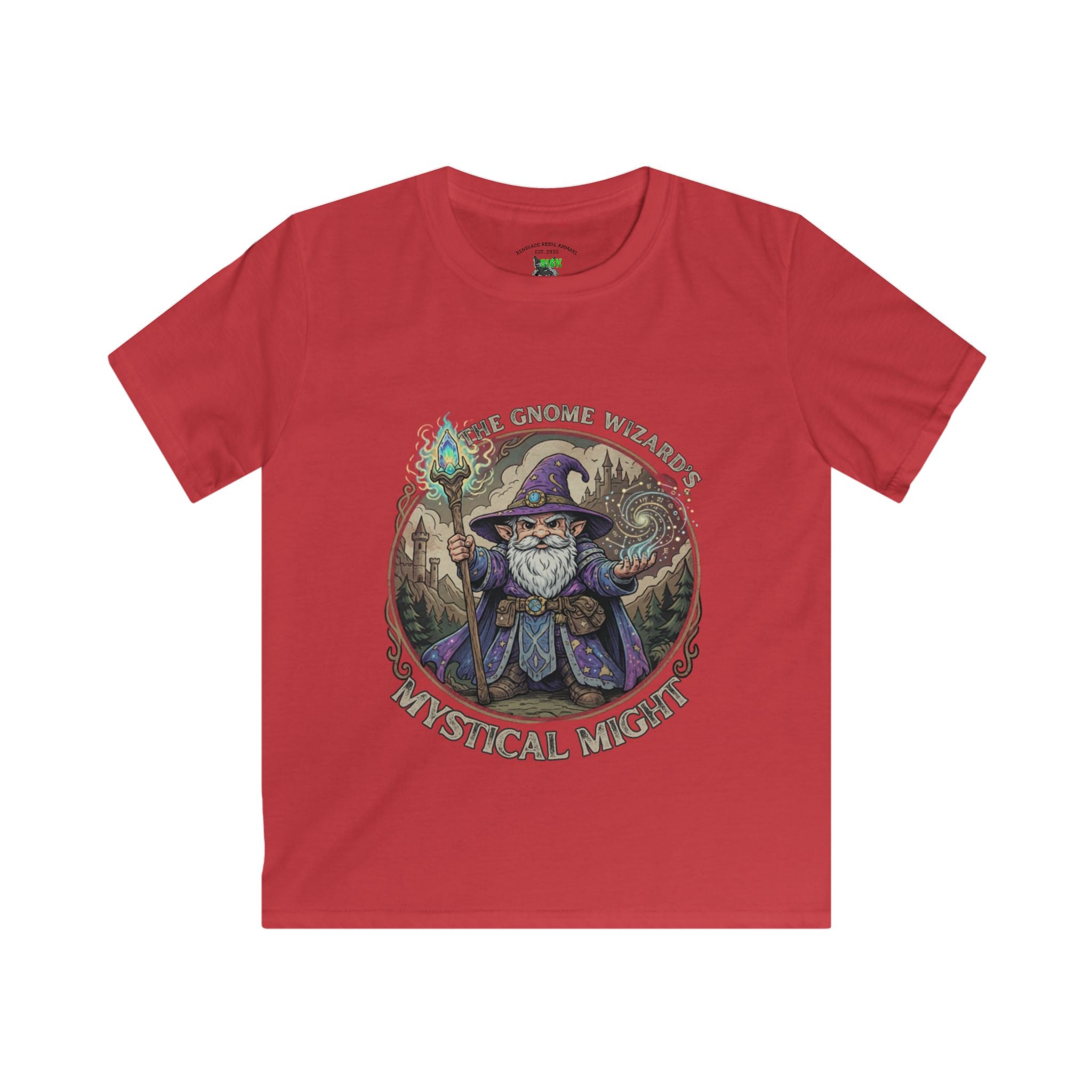 Kids Tee Gnome Wizard: Mystical Might