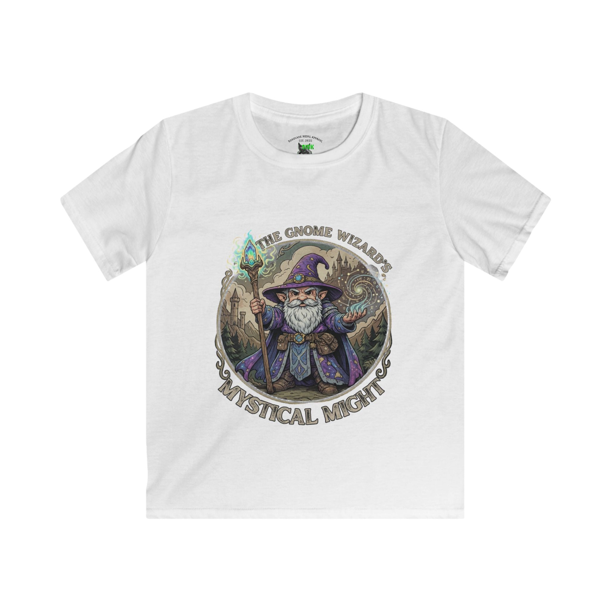 Kids Tee Gnome Wizard: Mystical Might