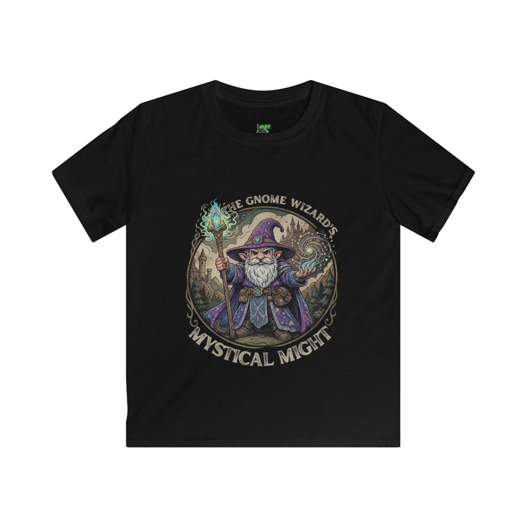 Kids Tee Gnome Wizard: Mystical Might