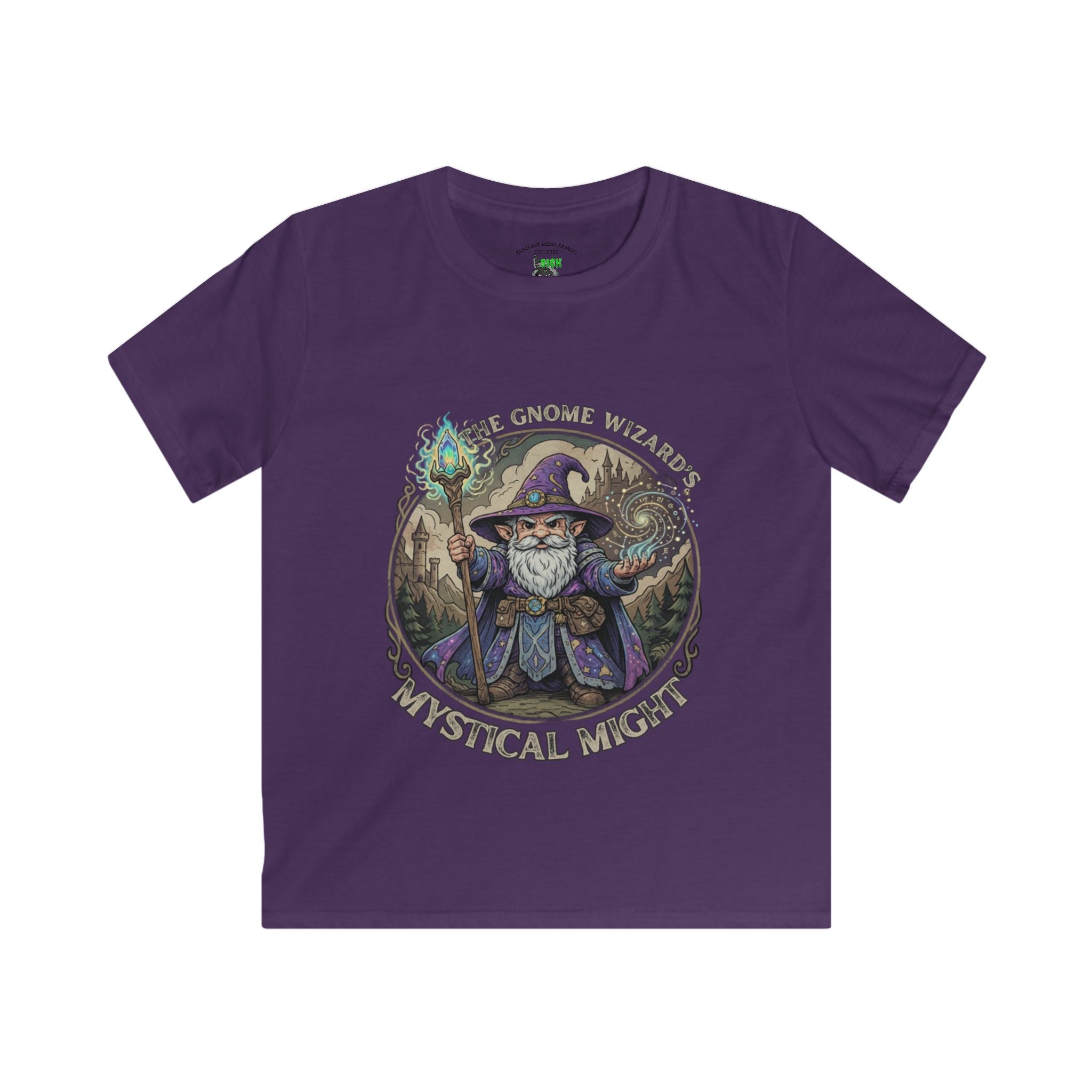 Kids Tee Gnome Wizard: Mystical Might