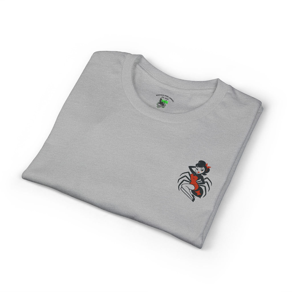 Pin Up Spider Girl Graphic Tee