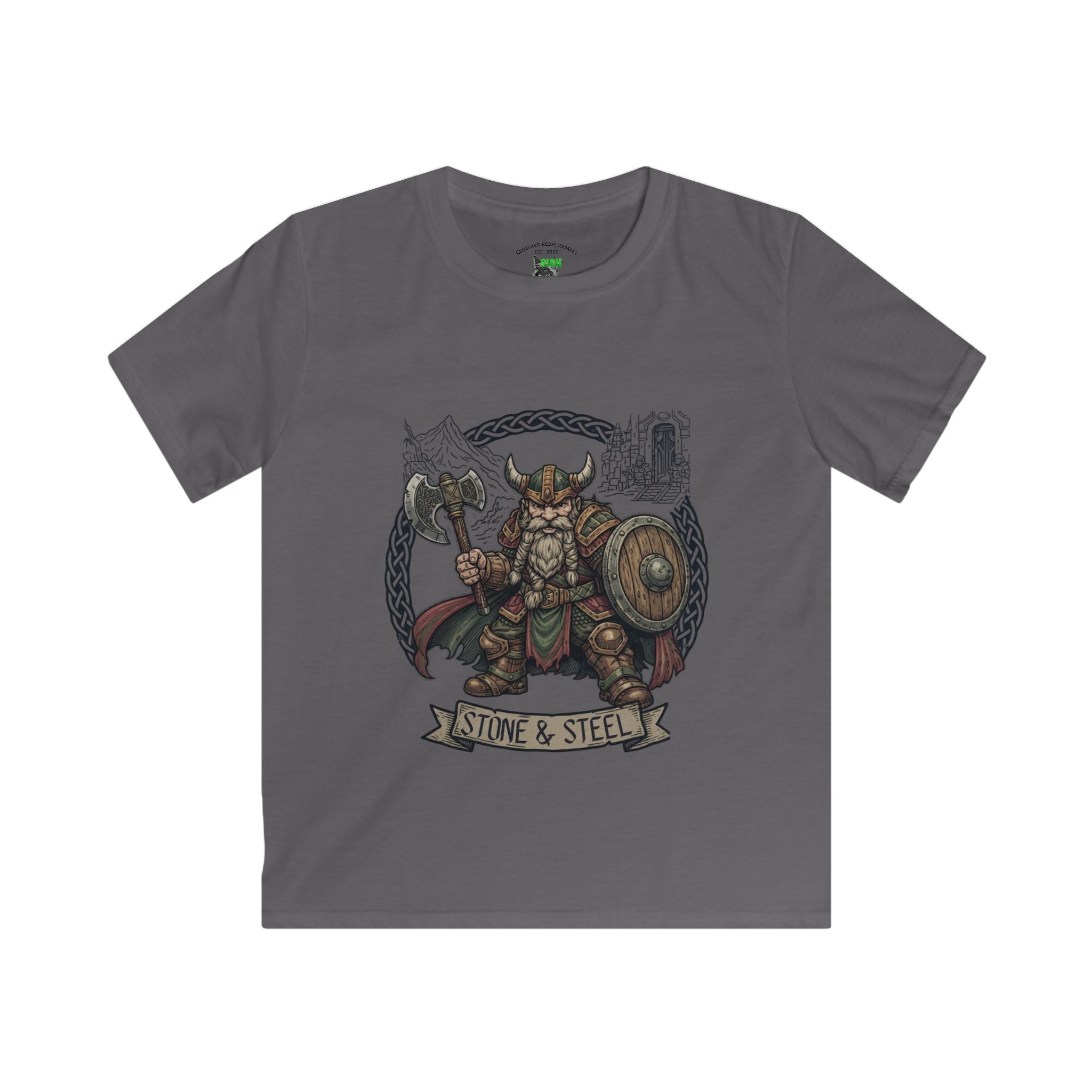 Kids Stone & Steel Dwarf Tee