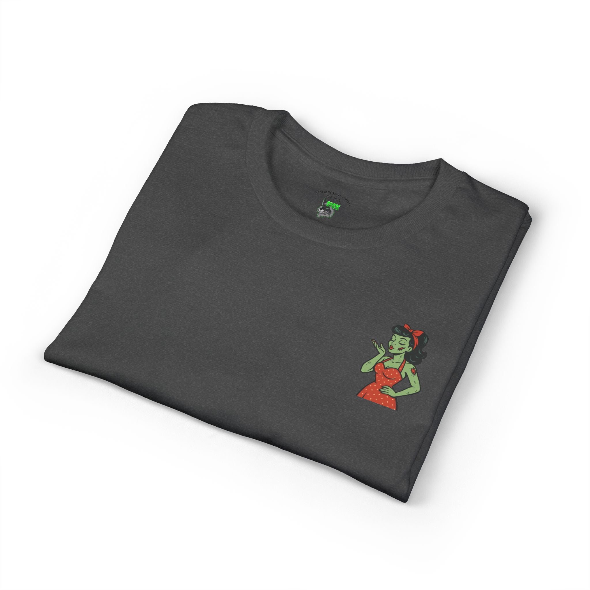 Pin Up Zombie Girl Graphic Tee