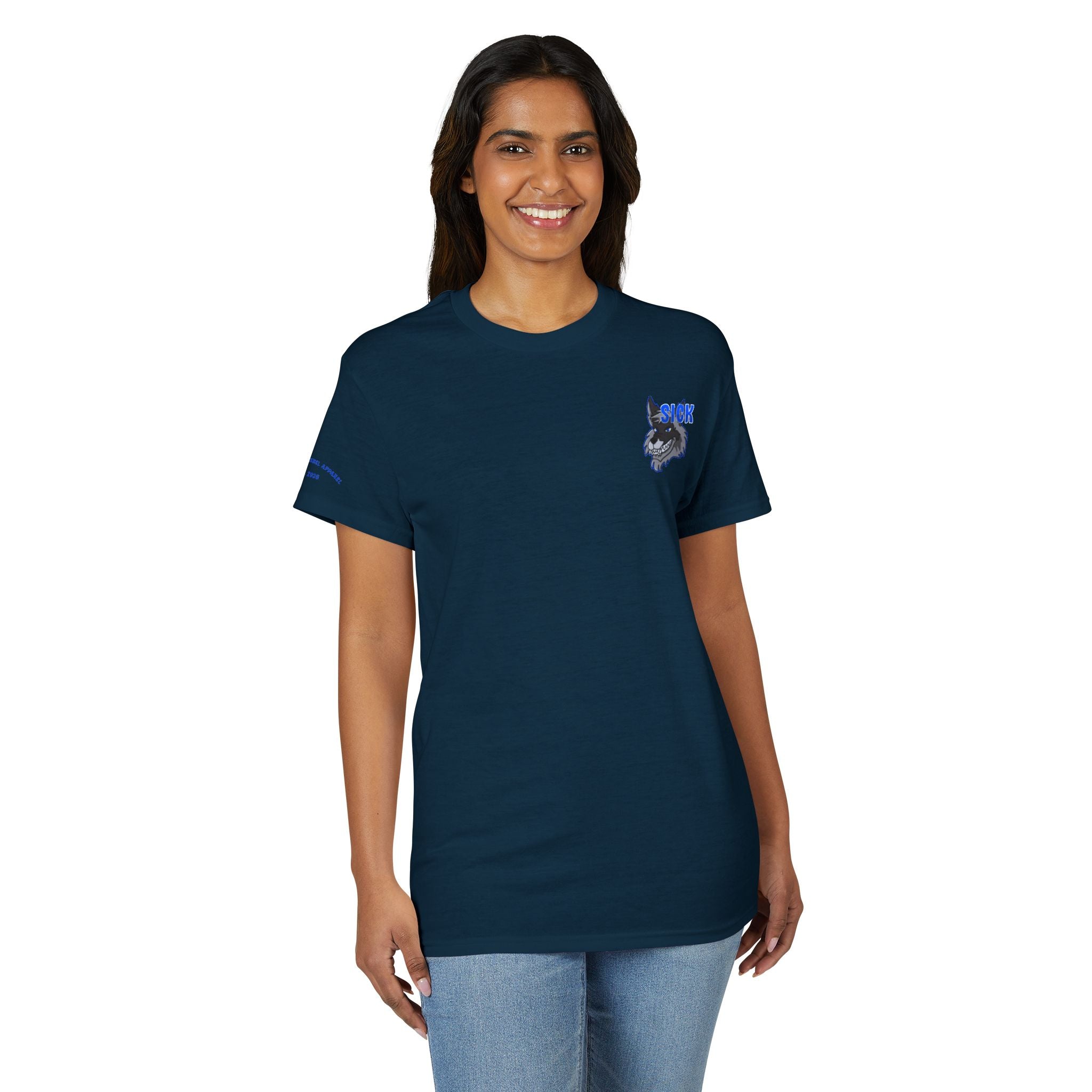 Sick Wolf (Blue)T‑Shirt