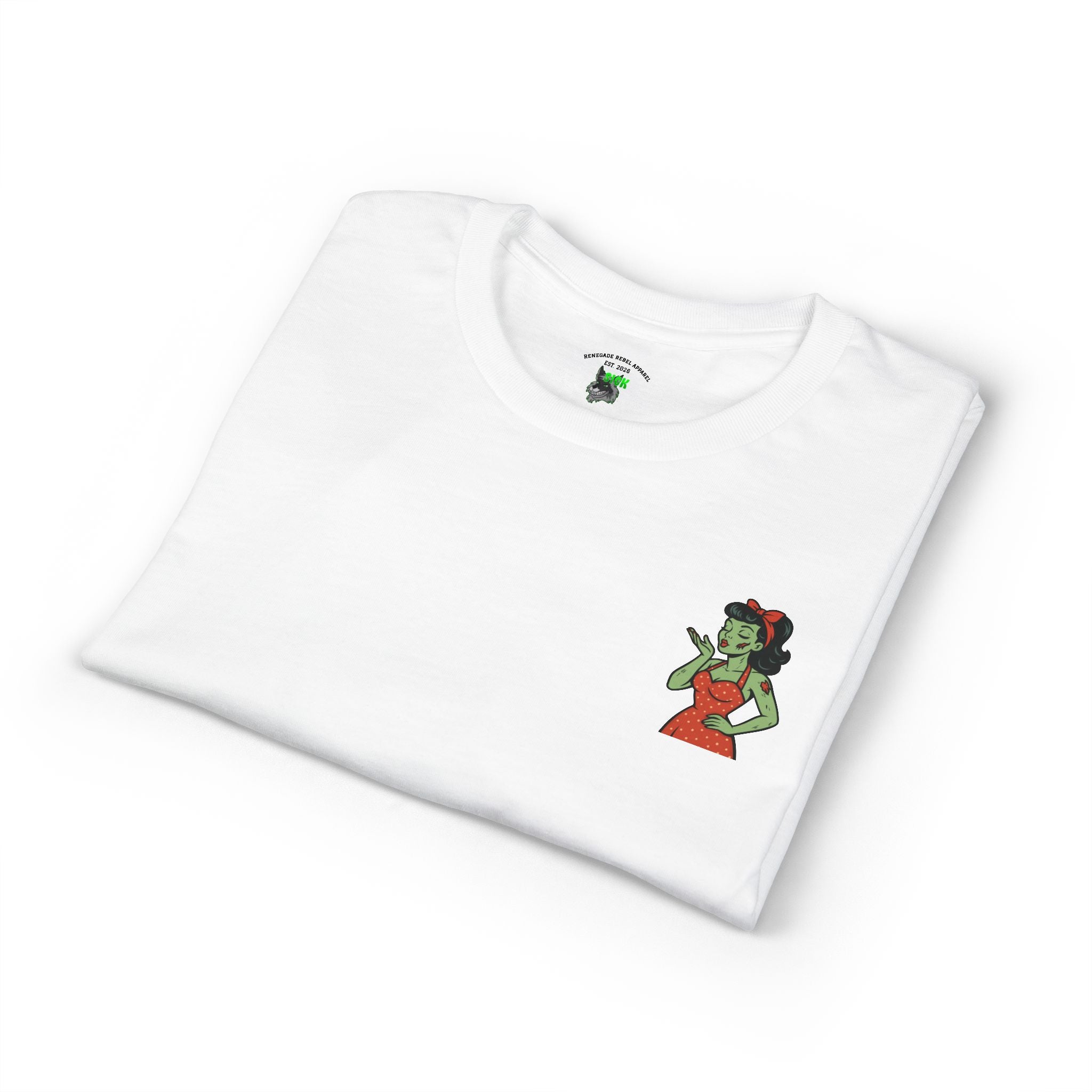 Pin Up Zombie Girl Graphic Tee