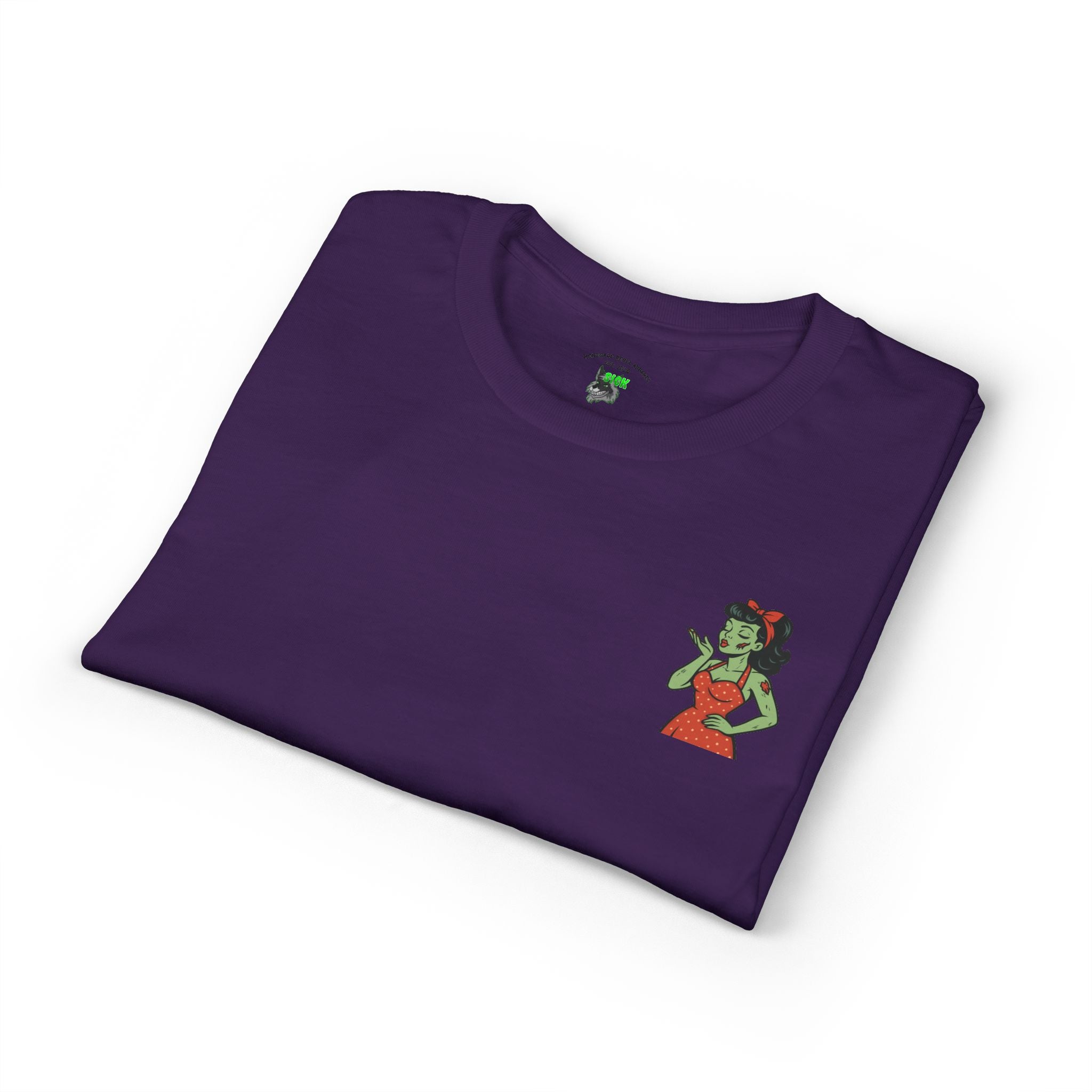 Pin Up Zombie Girl Graphic Tee