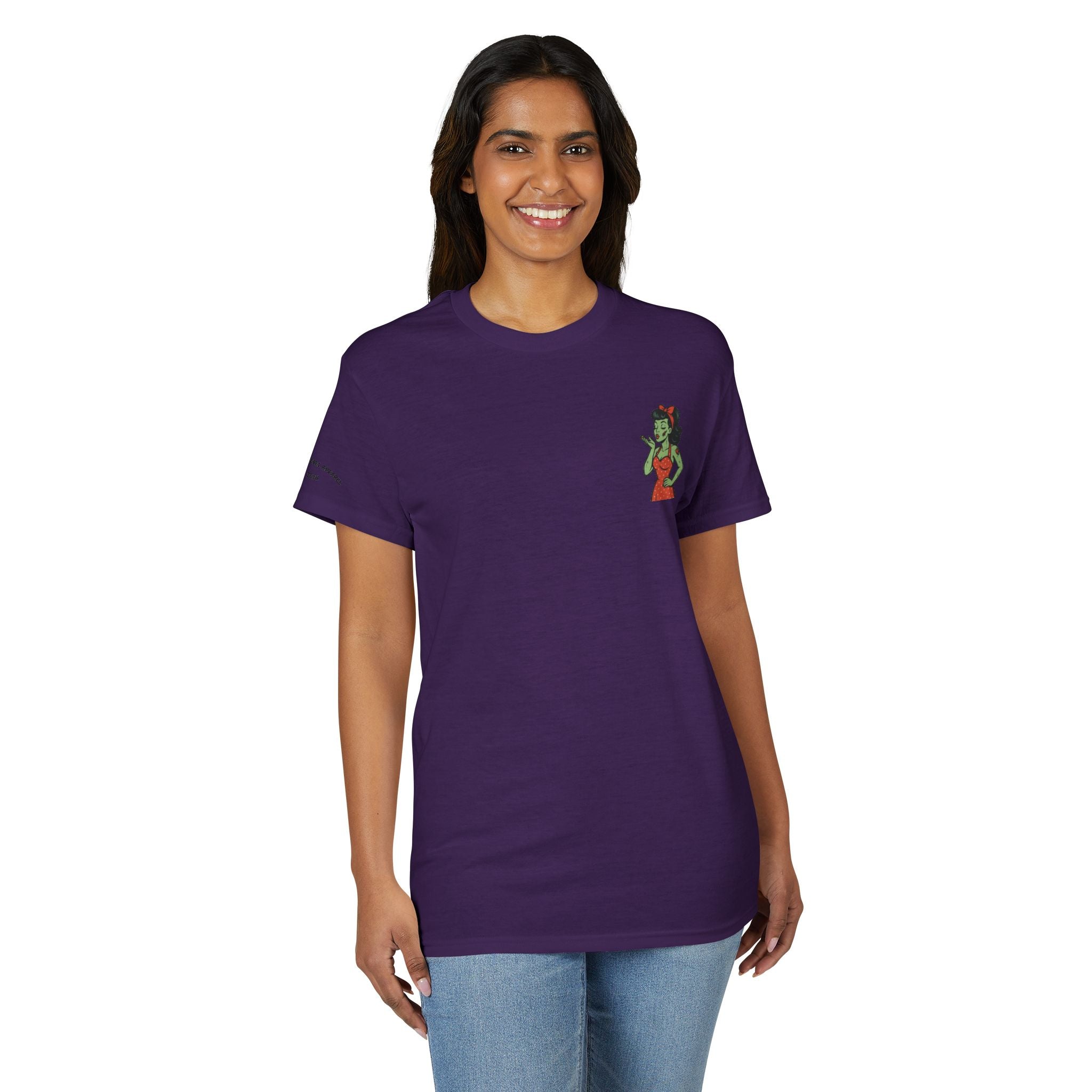 Pin Up Zombie Girl Graphic Tee