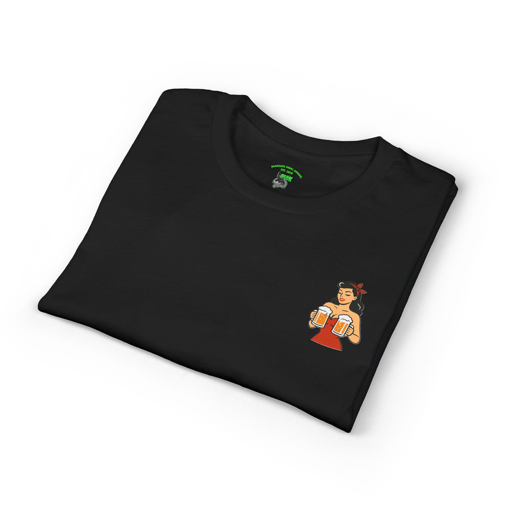 Pin-Up Girl Illustration T-Shirt