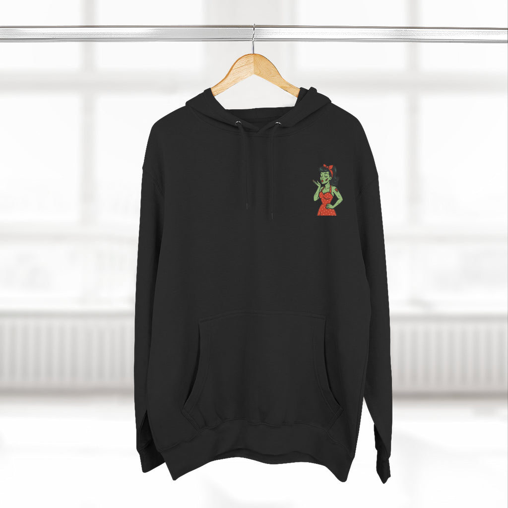 Zombie Pin-Up Girl Hoodie