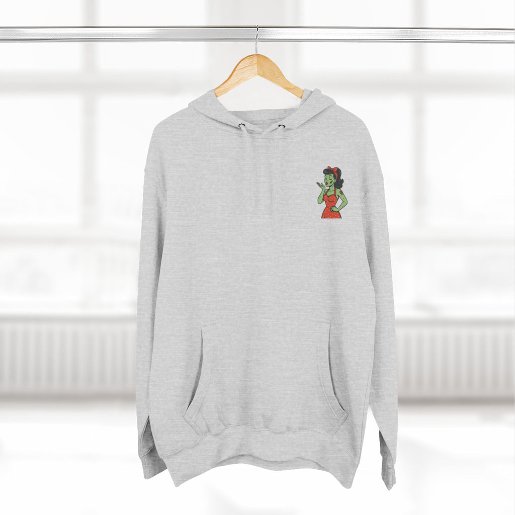Zombie Pin-Up Girl Hoodie