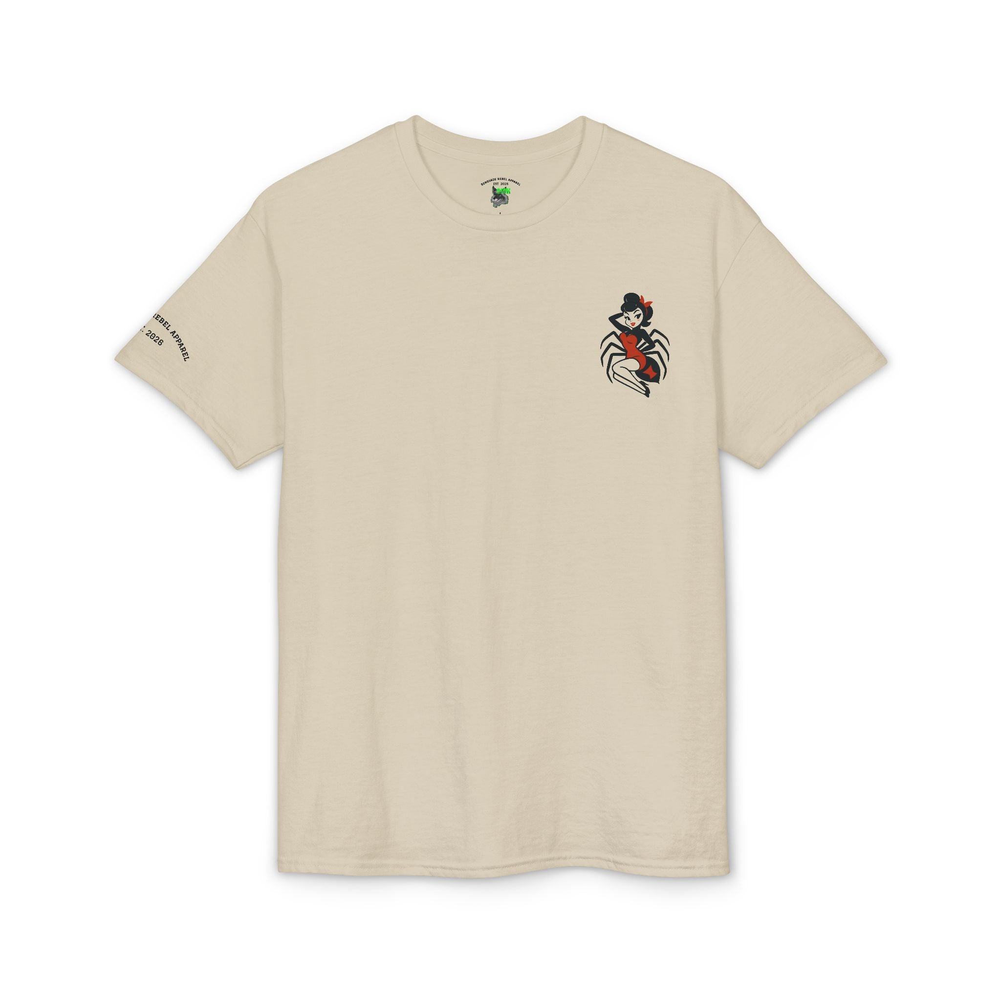 Pin Up Spider Girl Graphic Tee