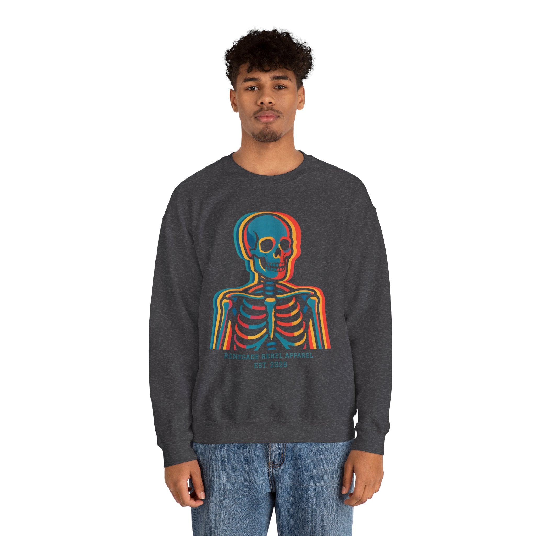 Color Skeleton Crewneck