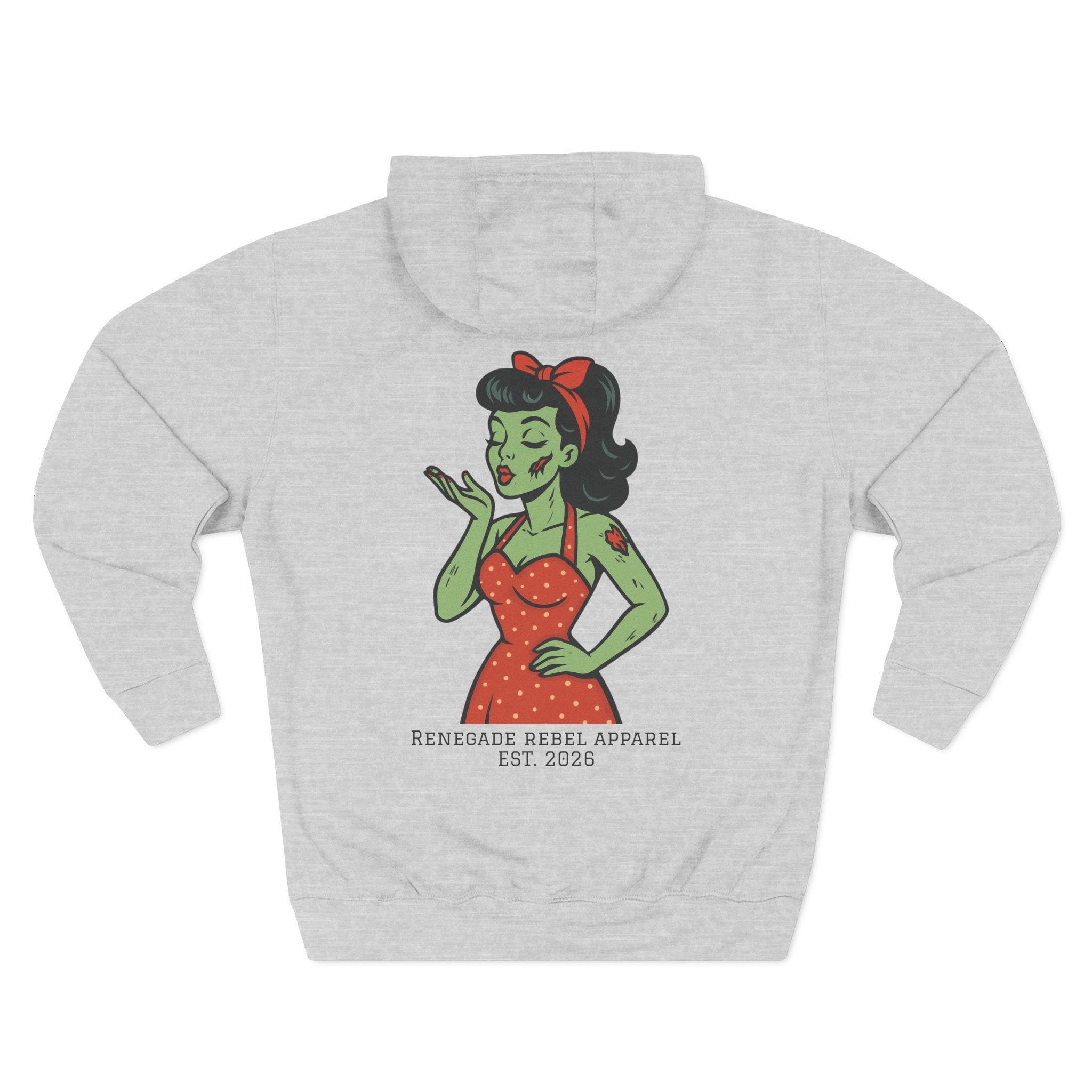 Zombie Pin-Up Girl Hoodie
