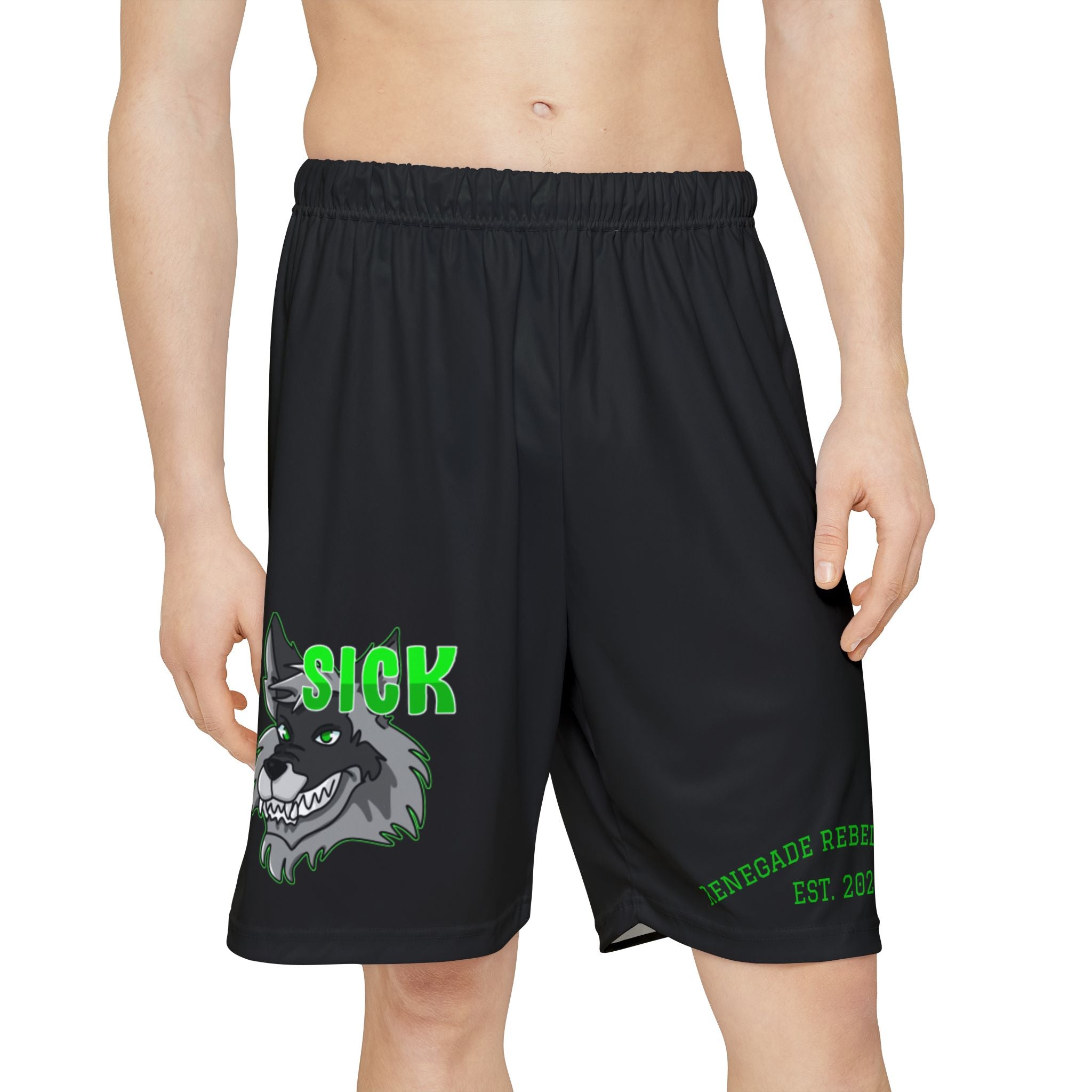 Men’s Sports Shorts (Sick Wolf)