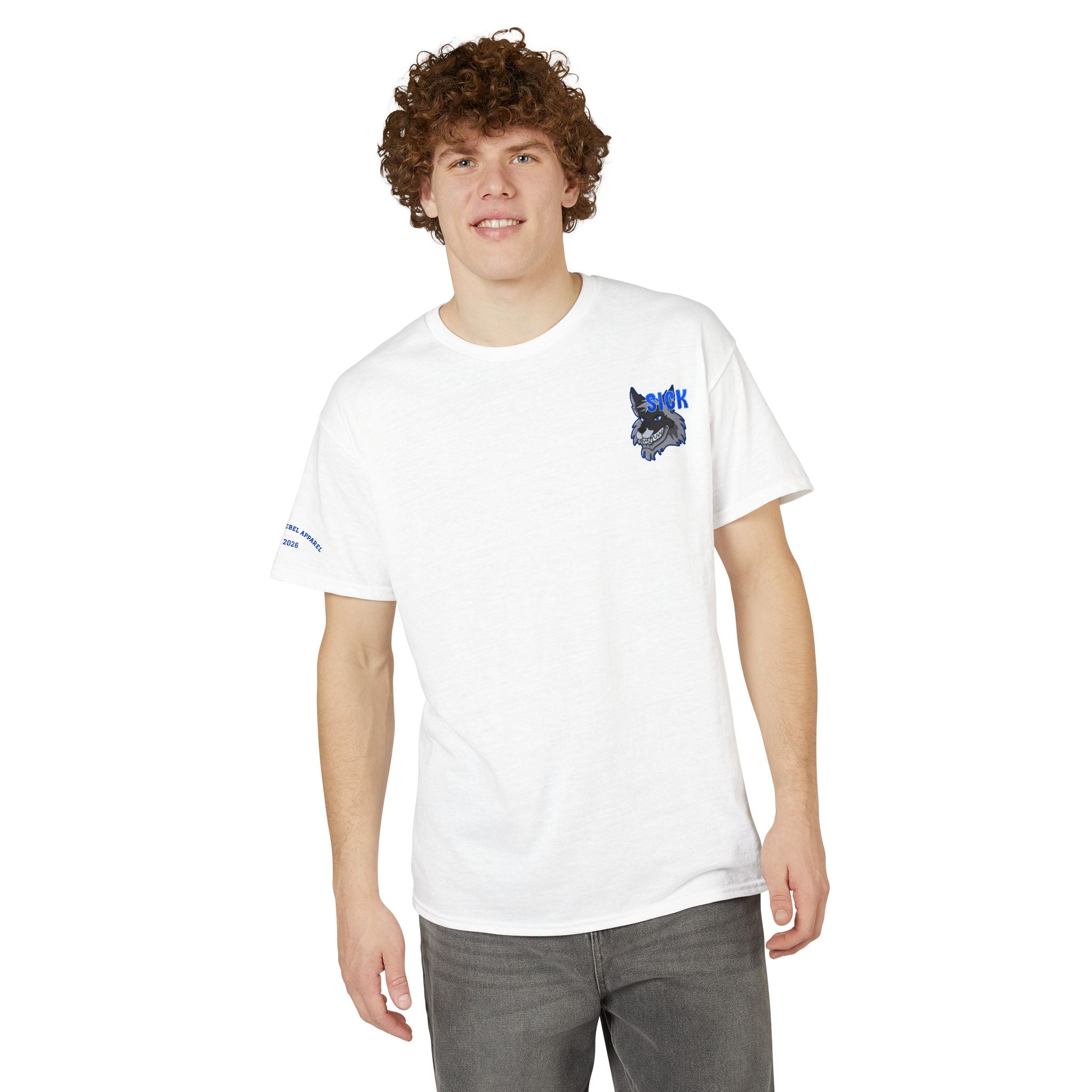 Sick Wolf (Blue)T‑Shirt