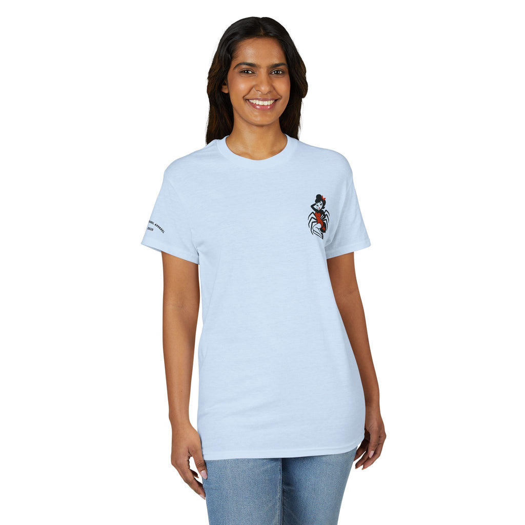 Pin Up Spider Girl Graphic Tee