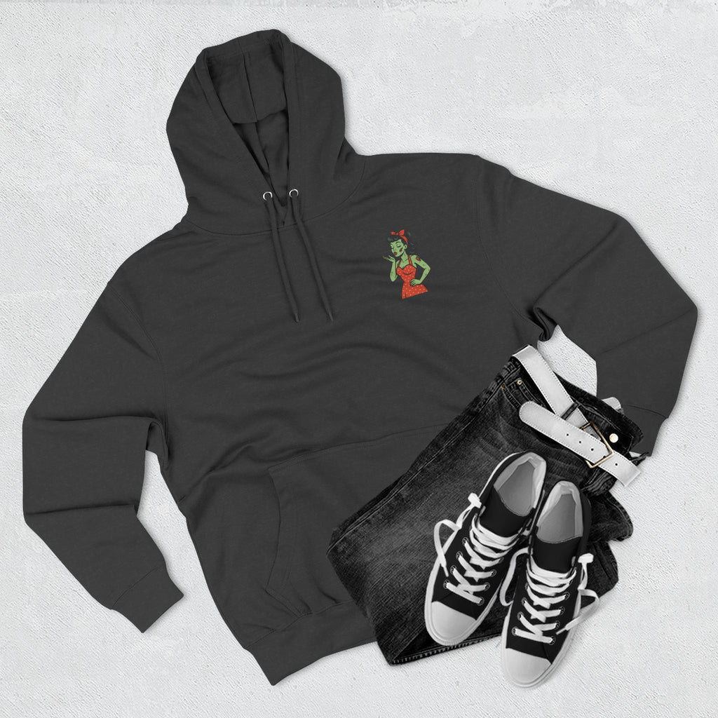 Zombie Pin-Up Girl Hoodie