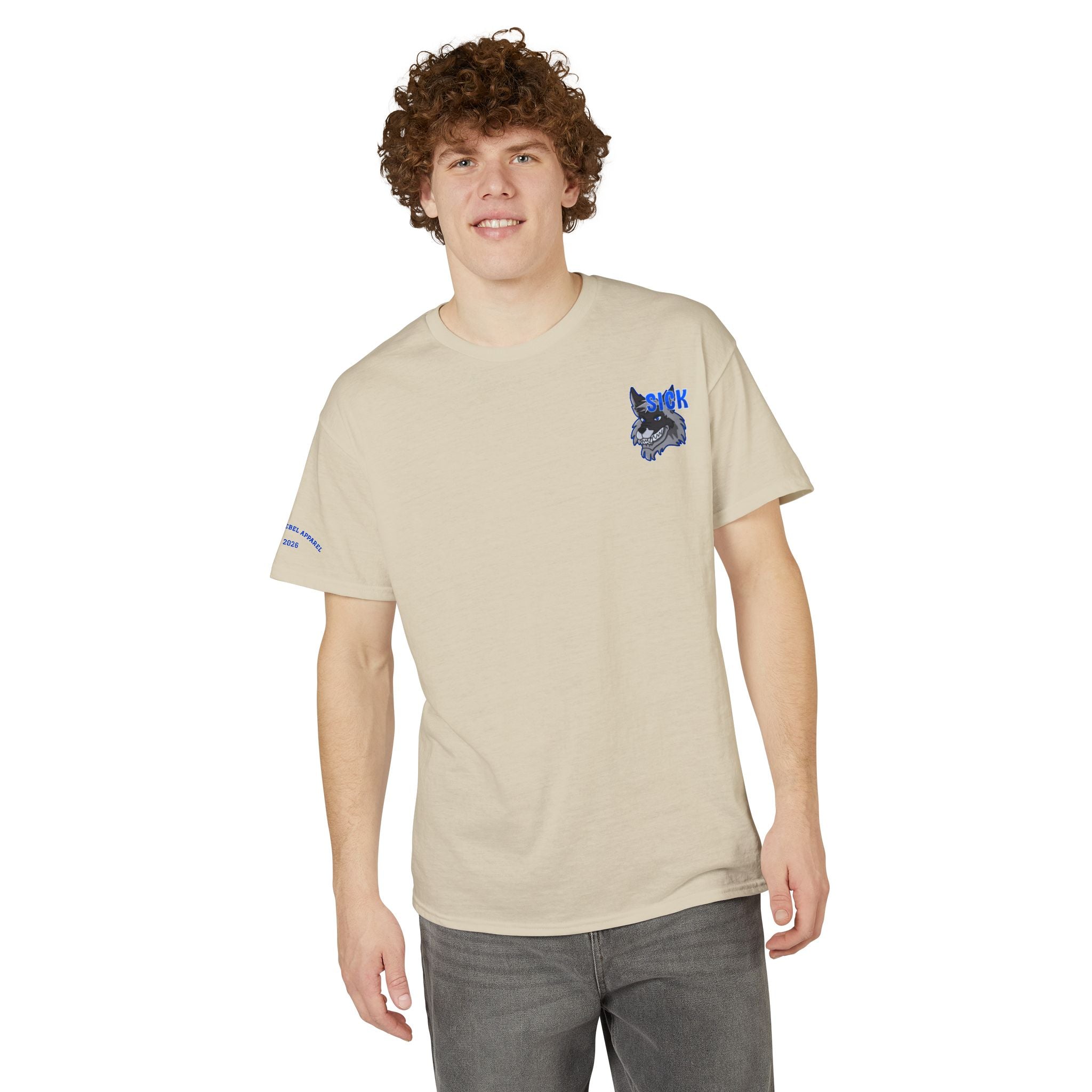 Sick Wolf (Blue)T‑Shirt