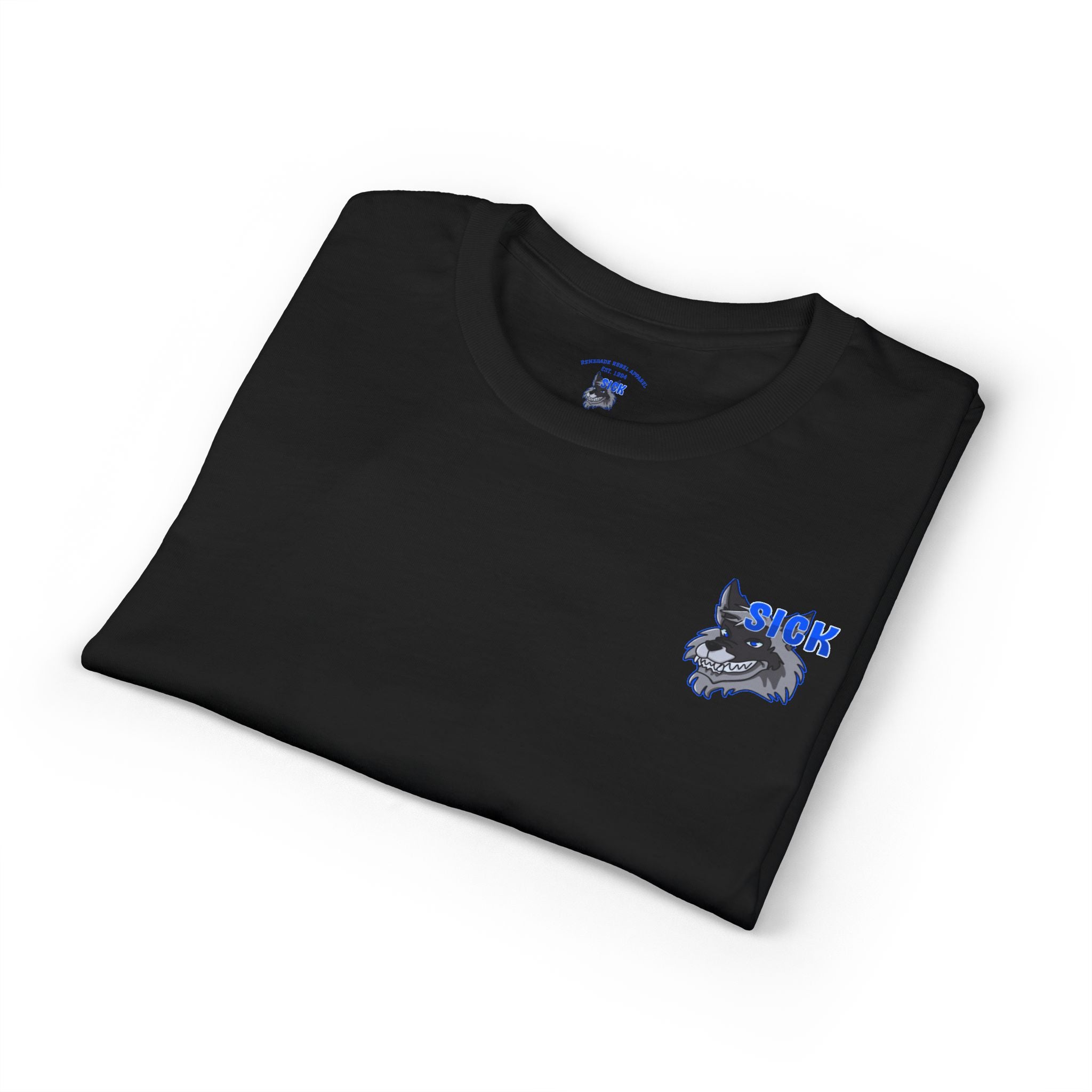 Sick Wolf (Blue)T‑Shirt