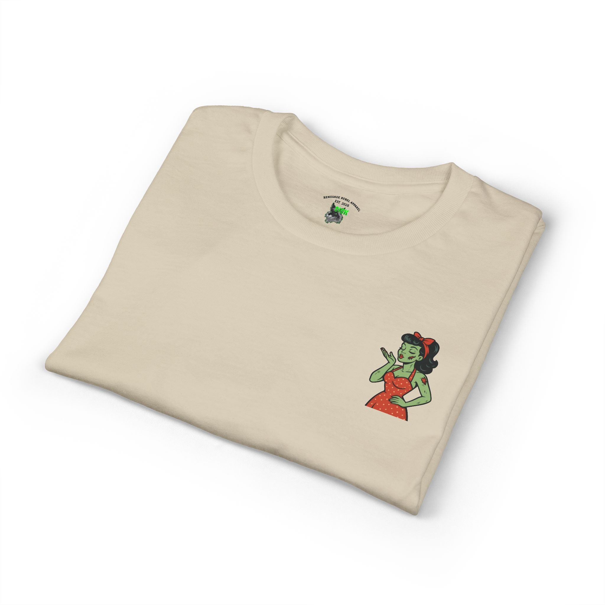 Pin Up Zombie Girl Graphic Tee