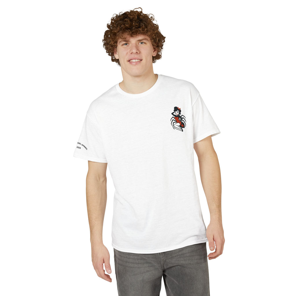 Pin Up Spider Girl Graphic Tee