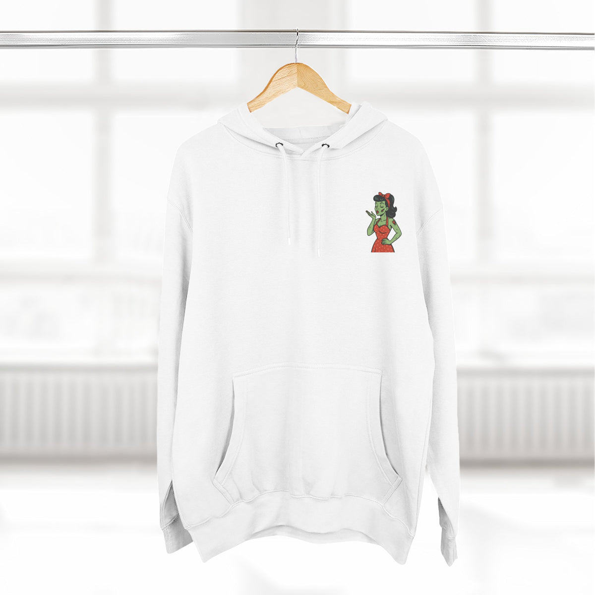 Zombie Pin-Up Girl Hoodie