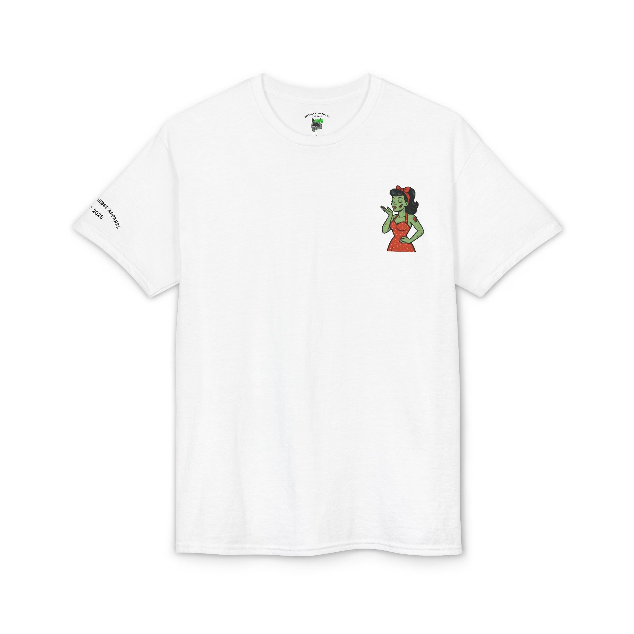Pin Up Zombie Girl Graphic Tee