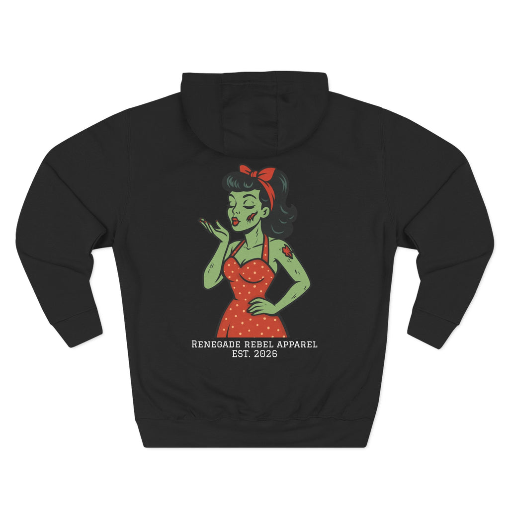 Zombie Pin-Up Girl Hoodie