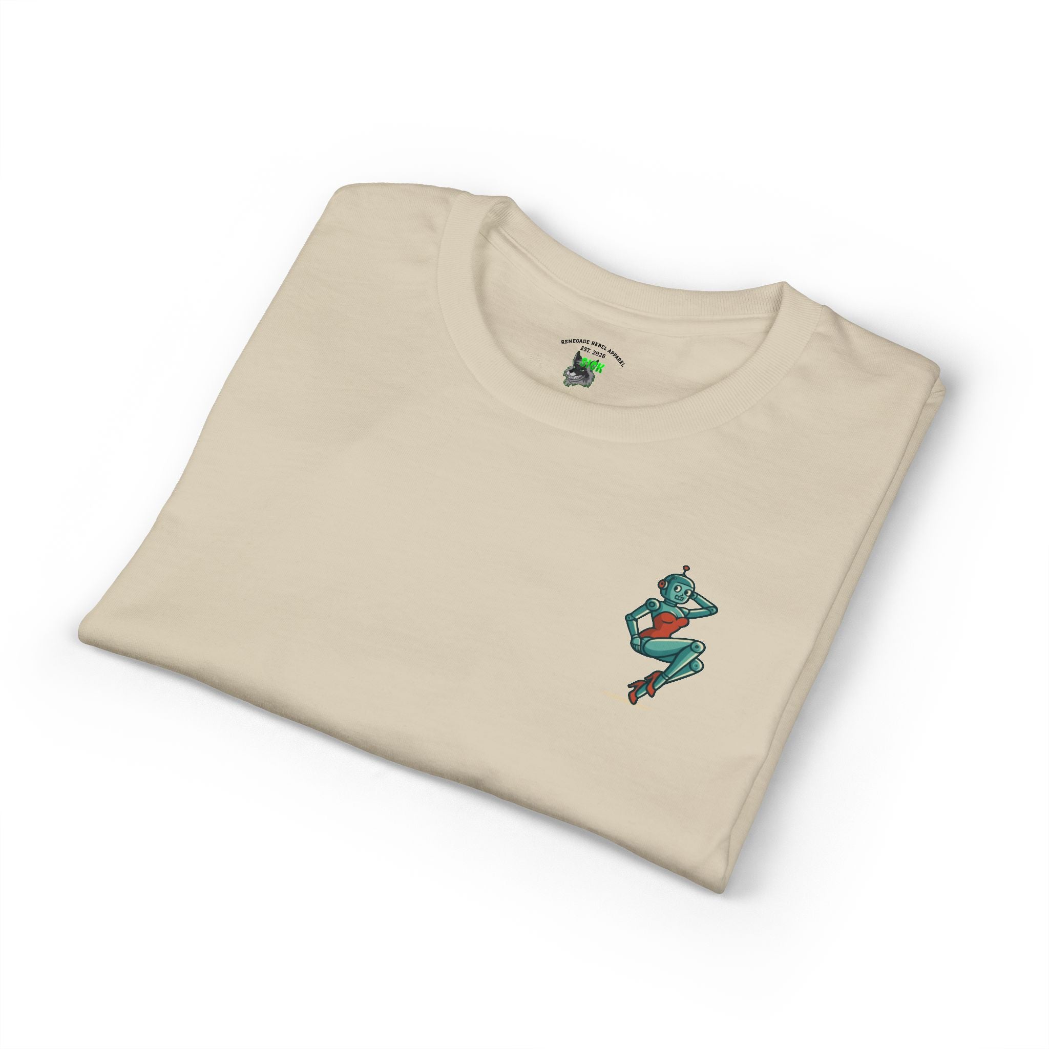Pin up Robot Graphic Tee