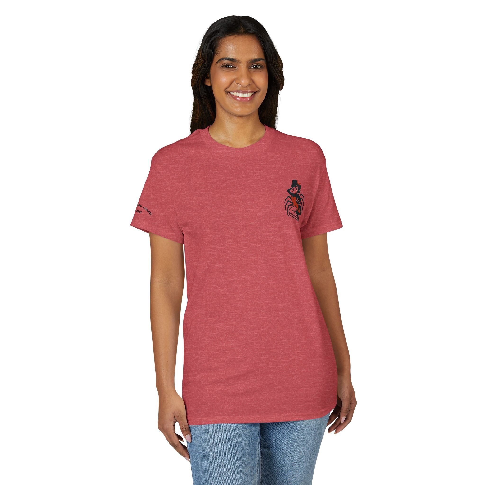 Pin Up Spider Girl Graphic Tee