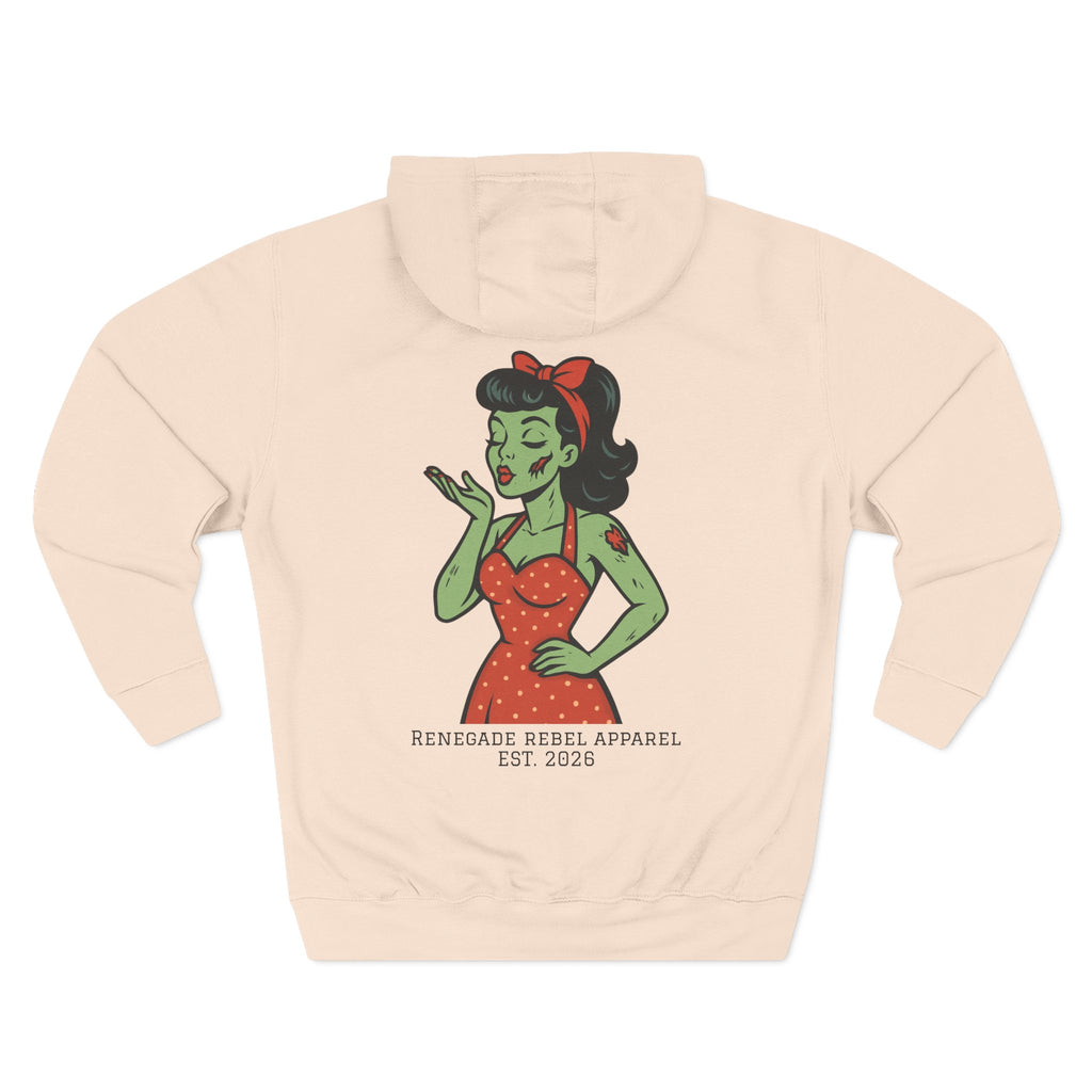 Zombie Pin-Up Girl Hoodie