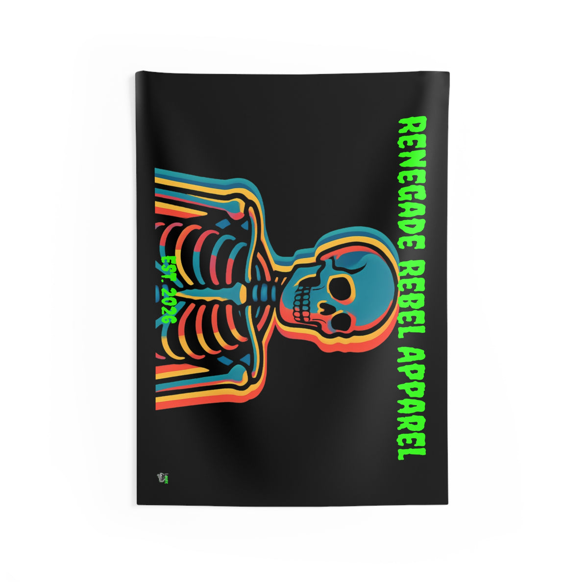 Color Skeleton Tapestry