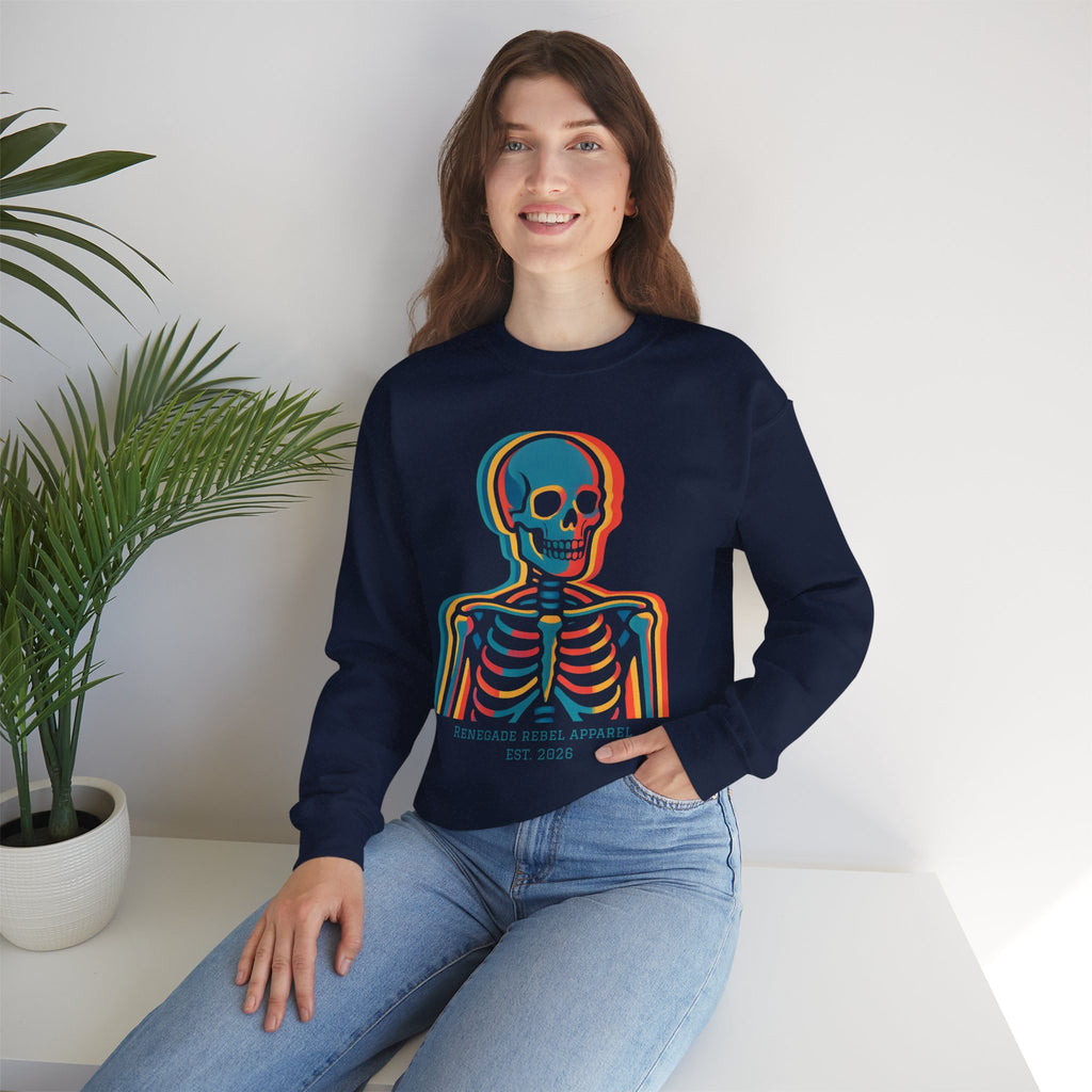 Color Skeleton Crewneck