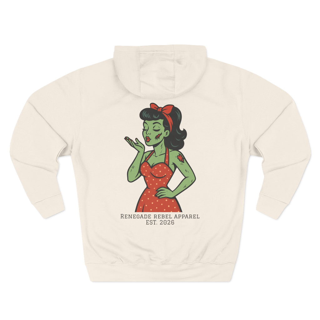 Zombie Pin-Up Girl Hoodie