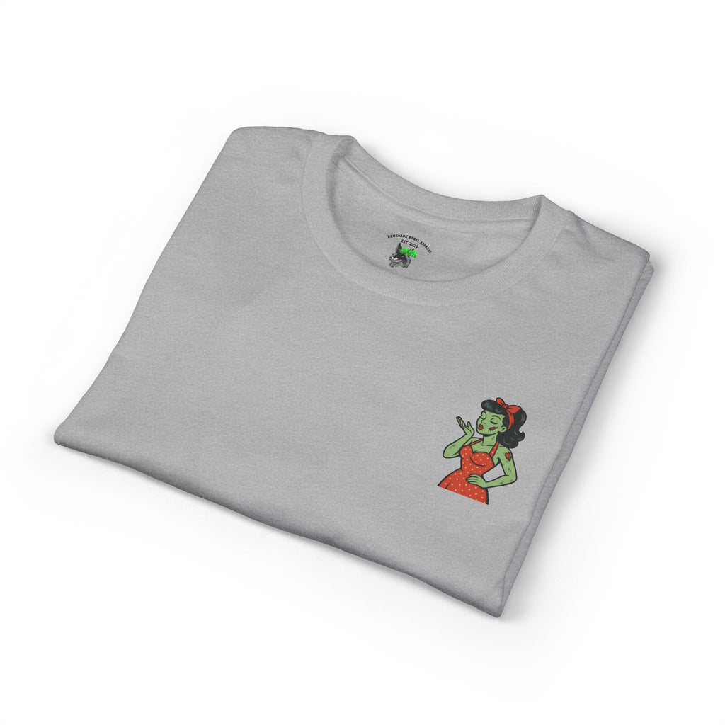 Pin Up Zombie Girl Graphic Tee