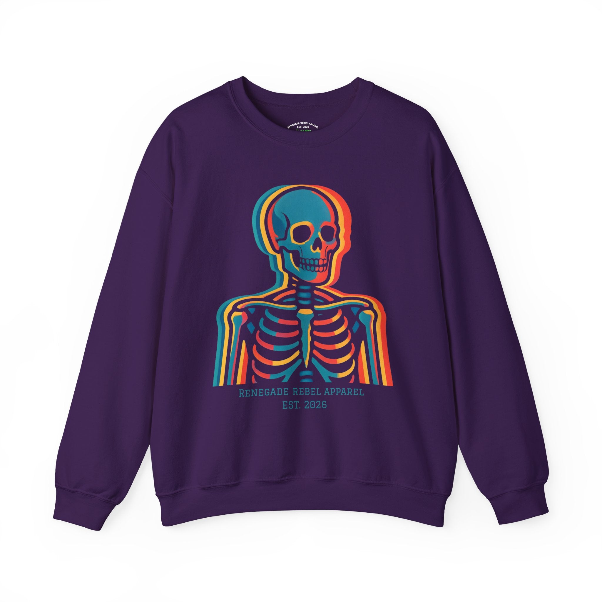 Color Skeleton Crewneck