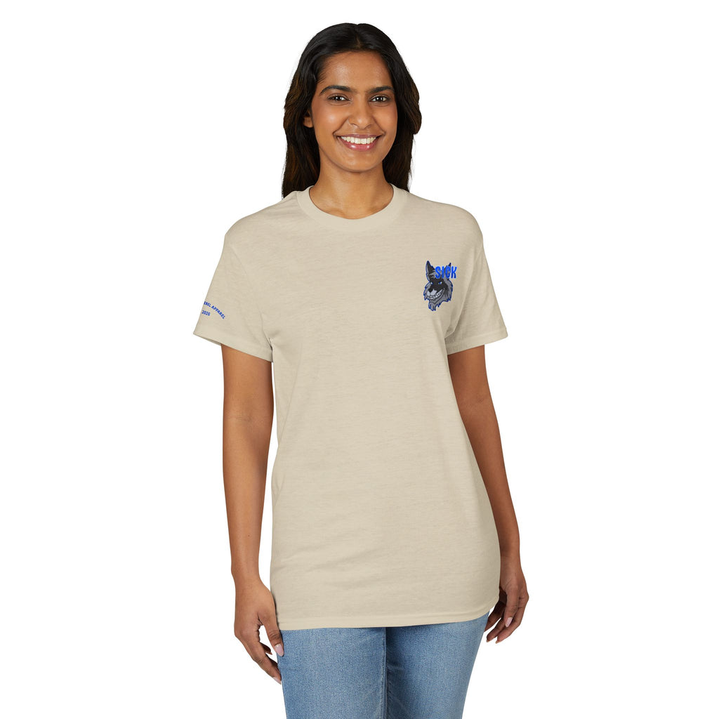 Sick Wolf (Blue)T‑Shirt