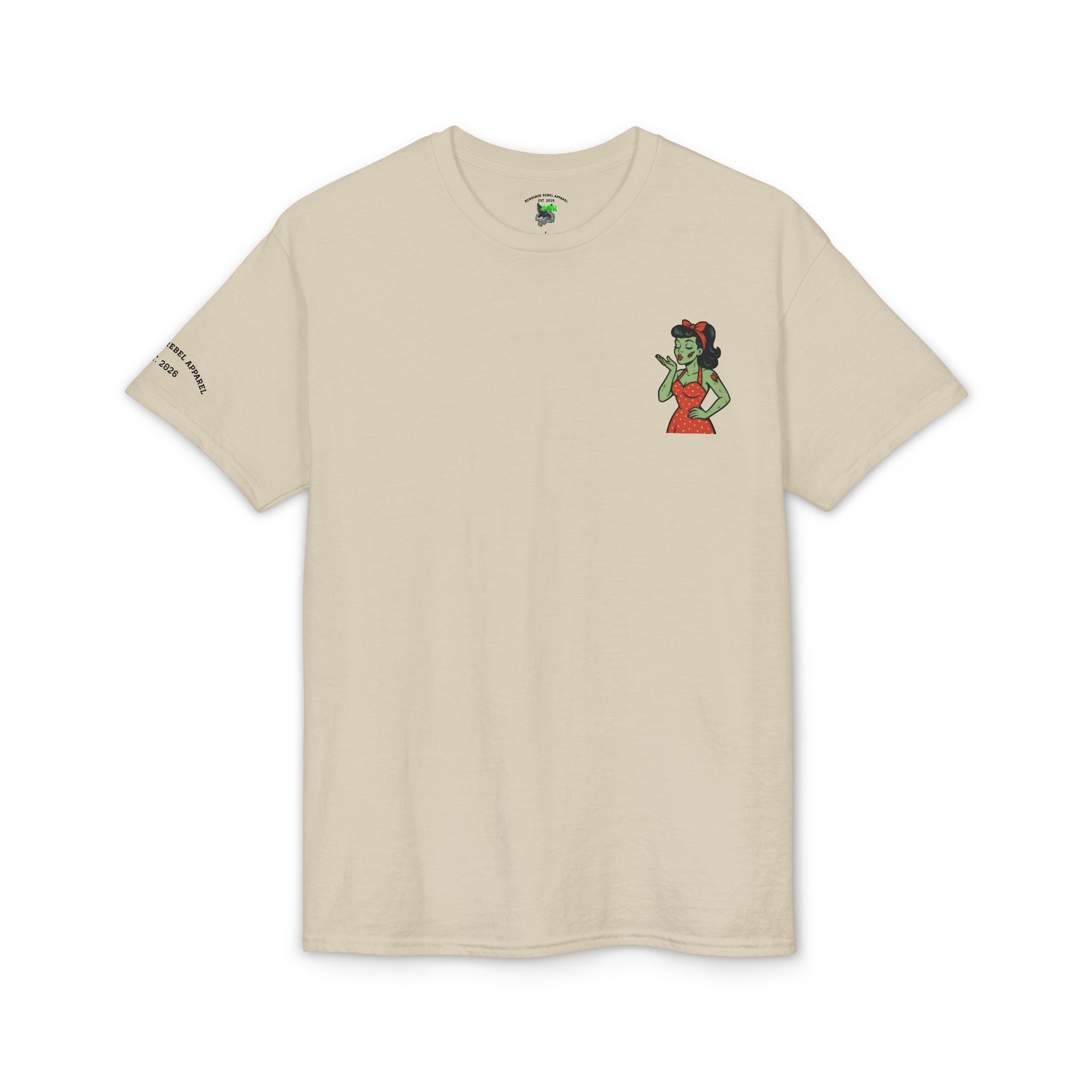 Pin Up Zombie Girl Graphic Tee