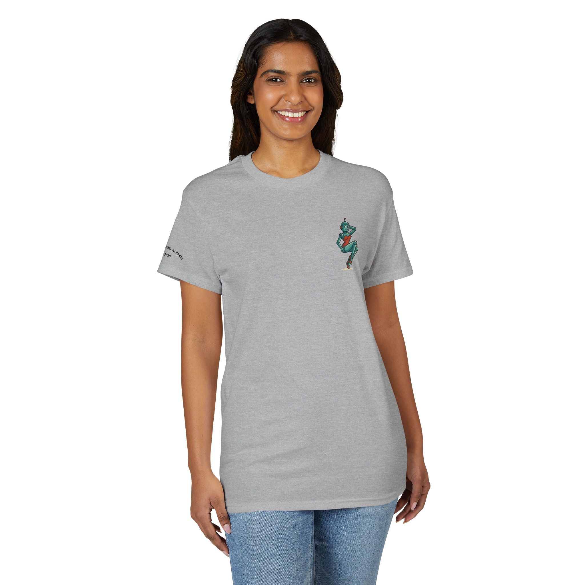 Pin up Robot Graphic Tee