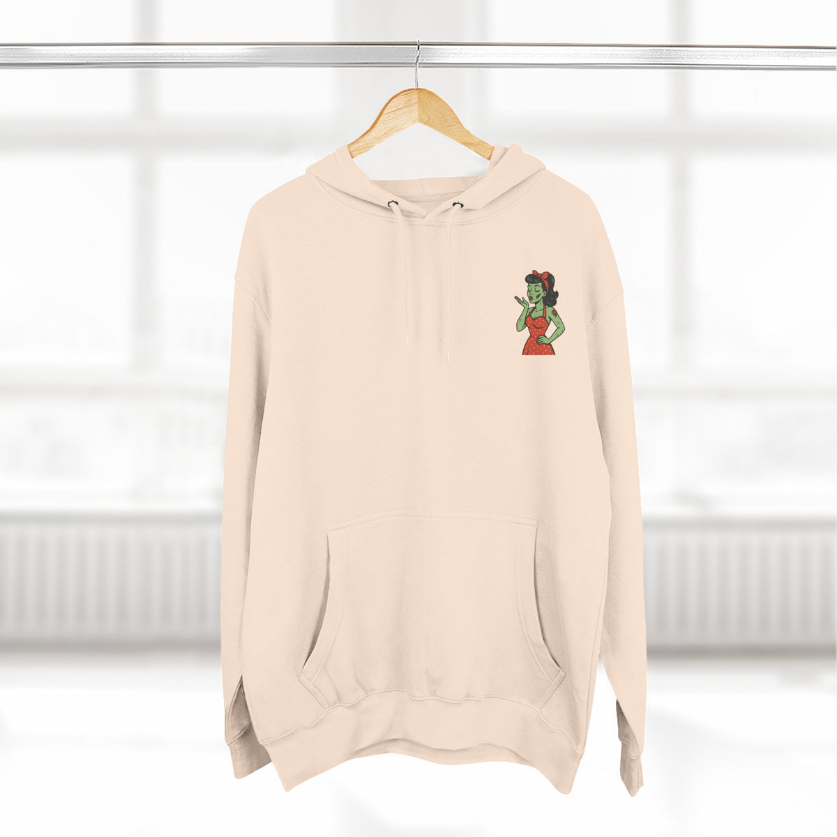 Zombie Pin-Up Girl Hoodie