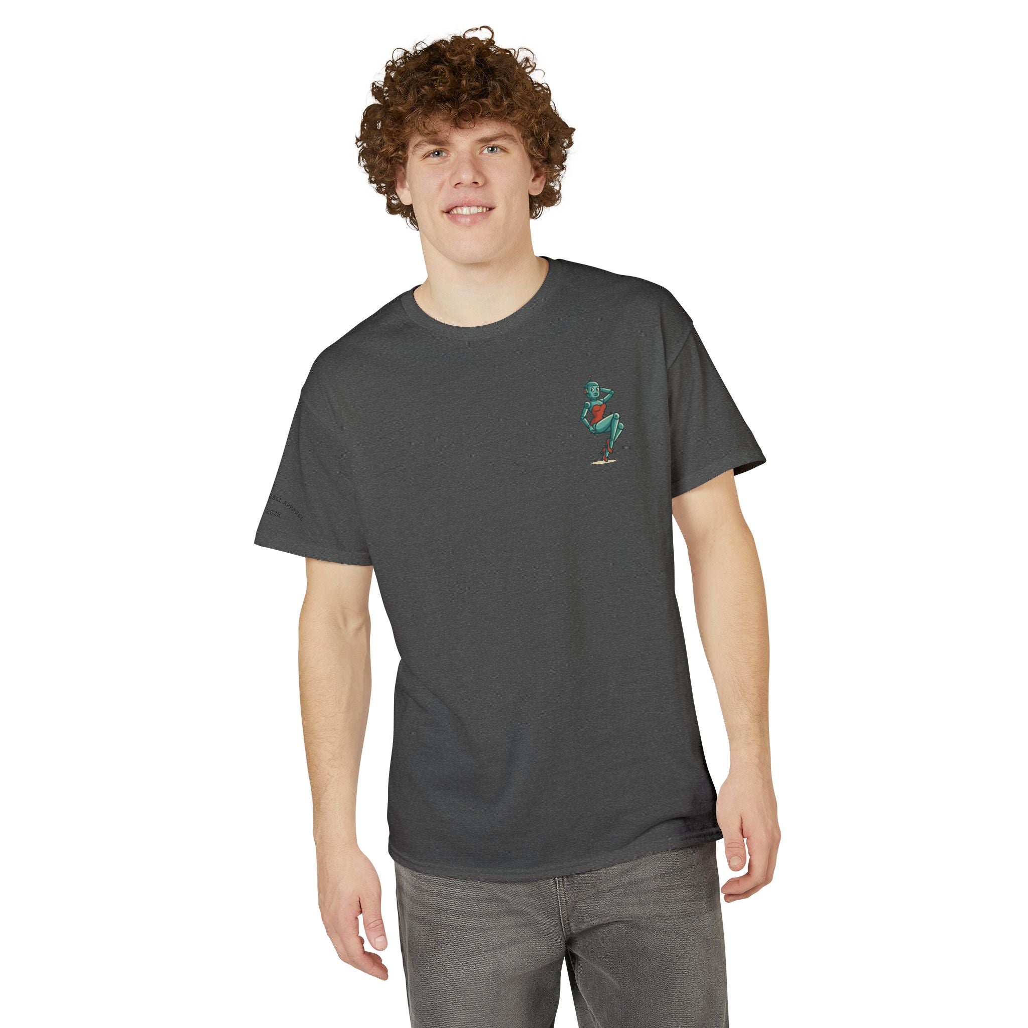 Pin up Robot Graphic Tee