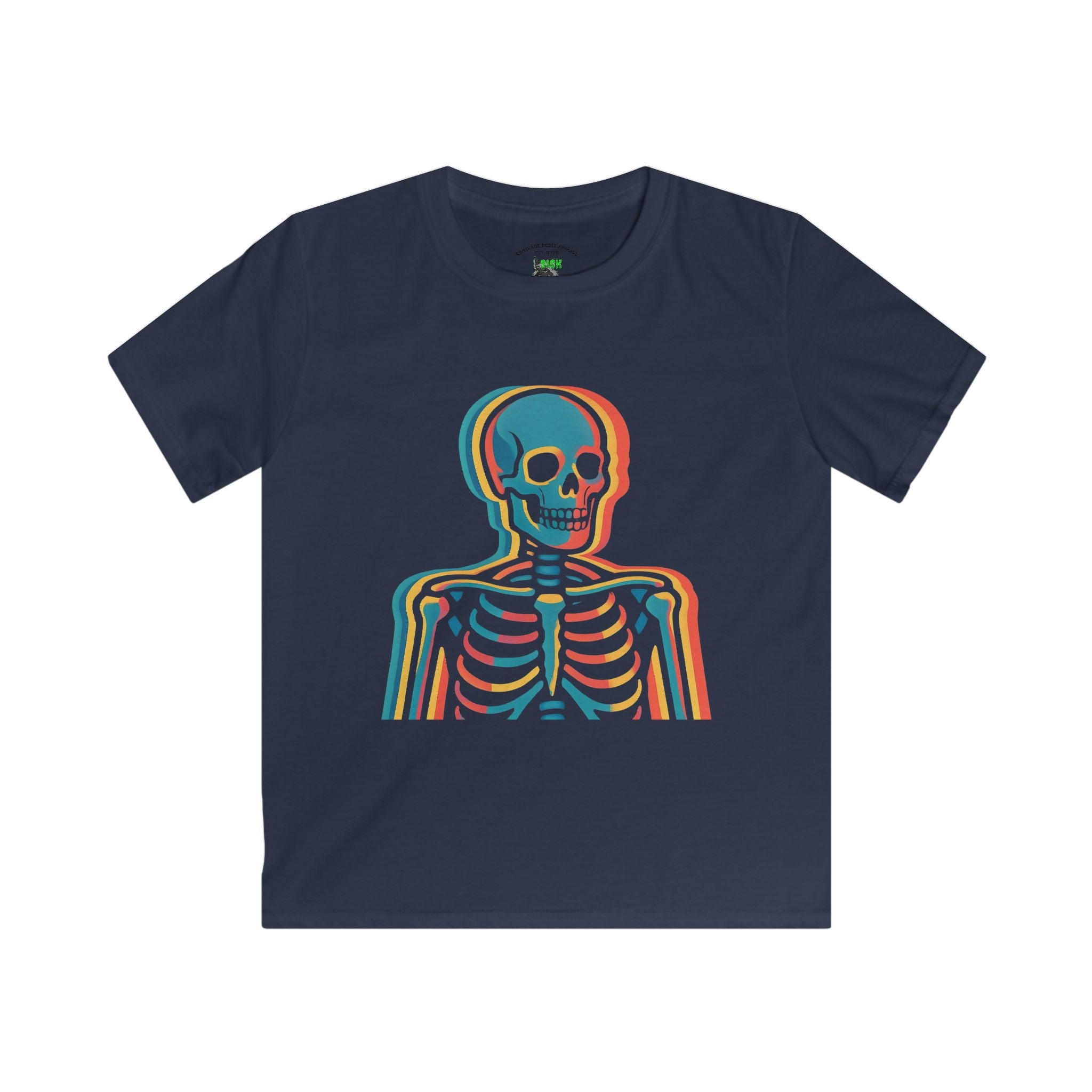 Kids Color Skeleton T-Shirt
