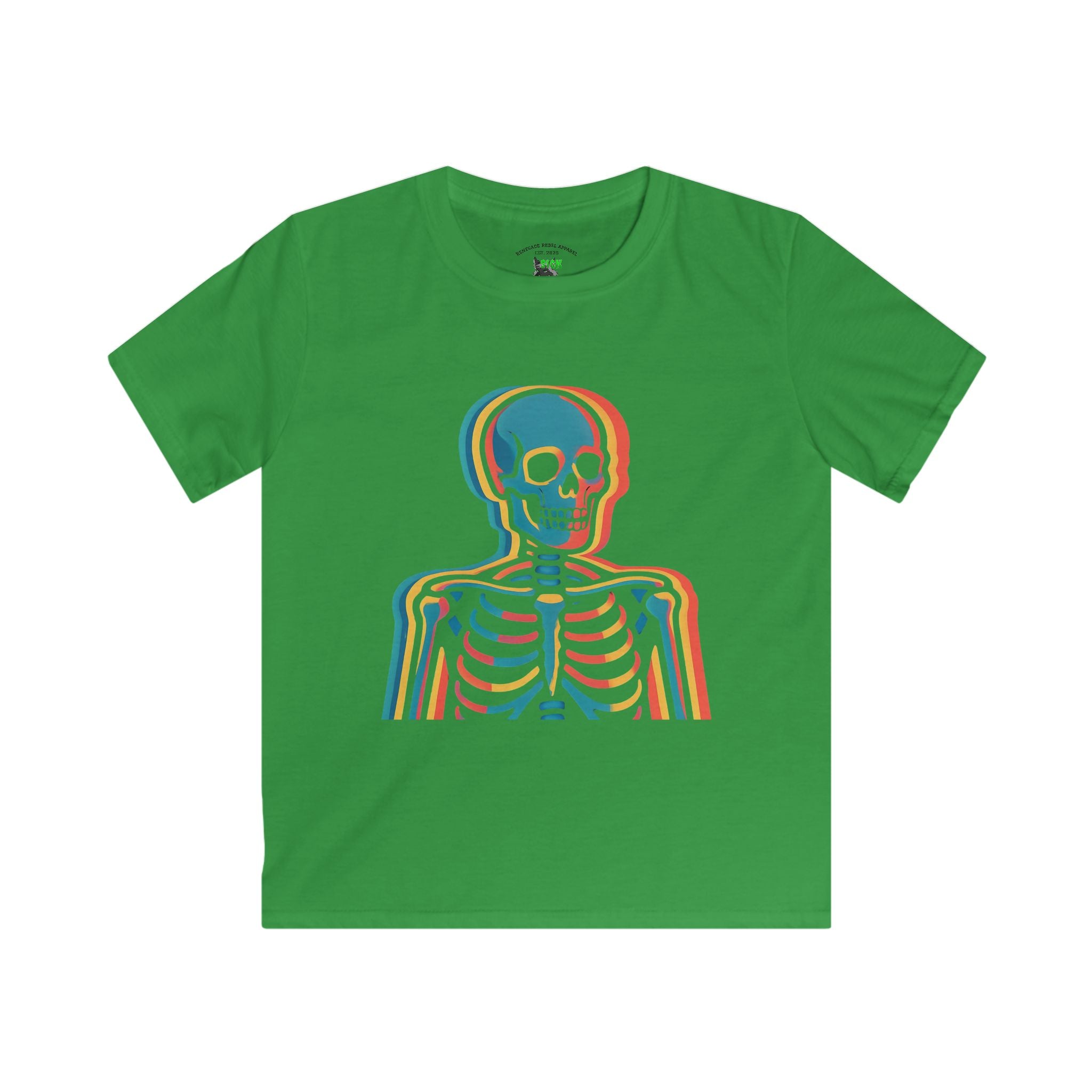 Kids Color Skeleton T-Shirt